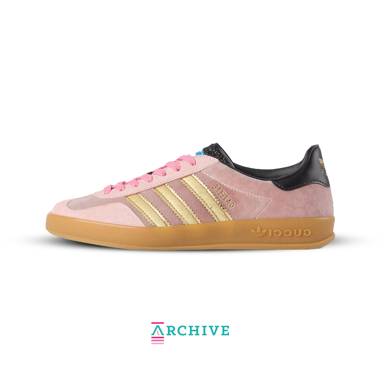 adidas x Gucci Gazelle Pink Velvet (W) - Size 38 (ARCHIVE)