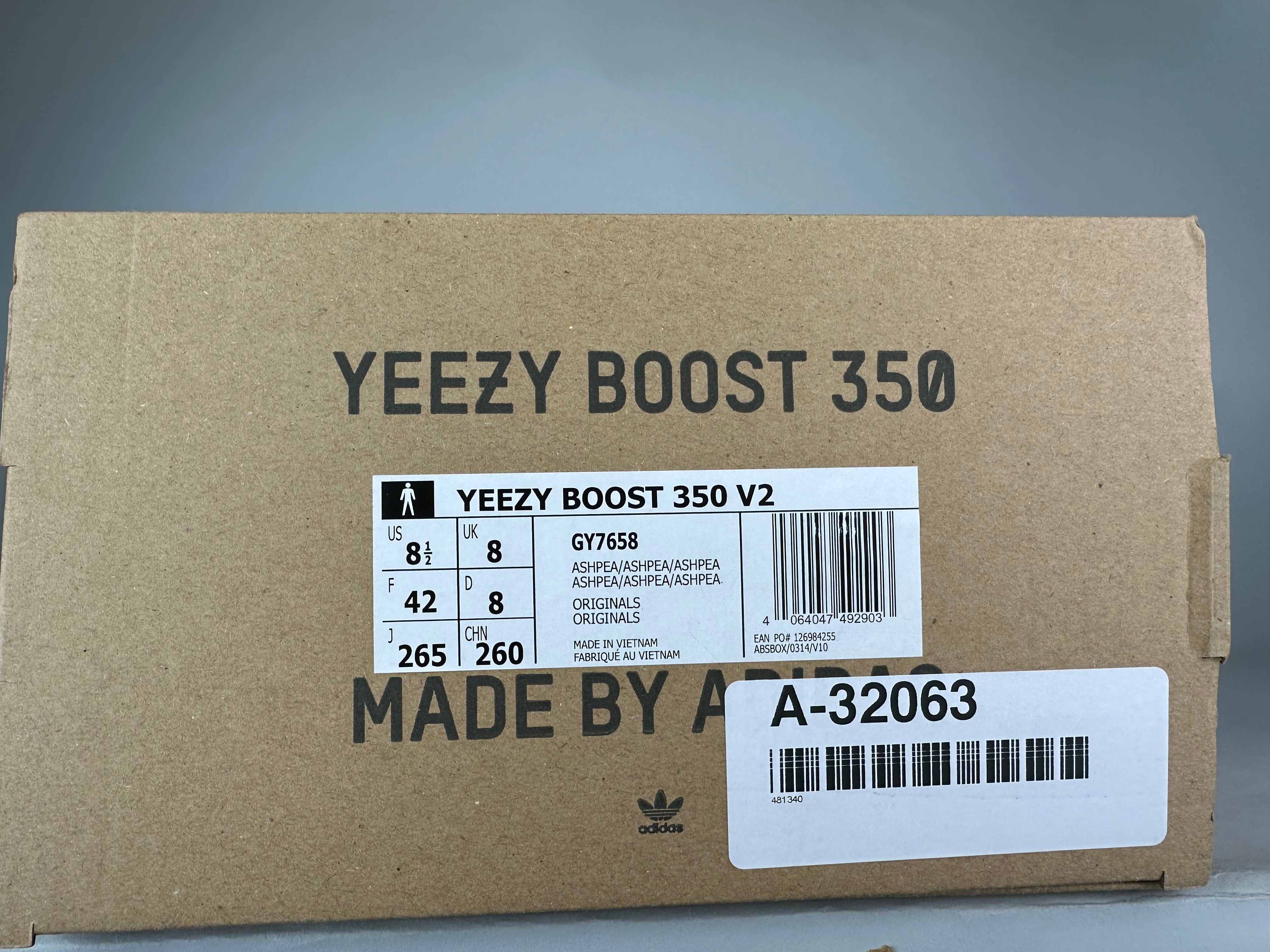 adidas Yeezy Boost 350 V2 'Ash Pearl' - Size 42 (ARCHIVE)