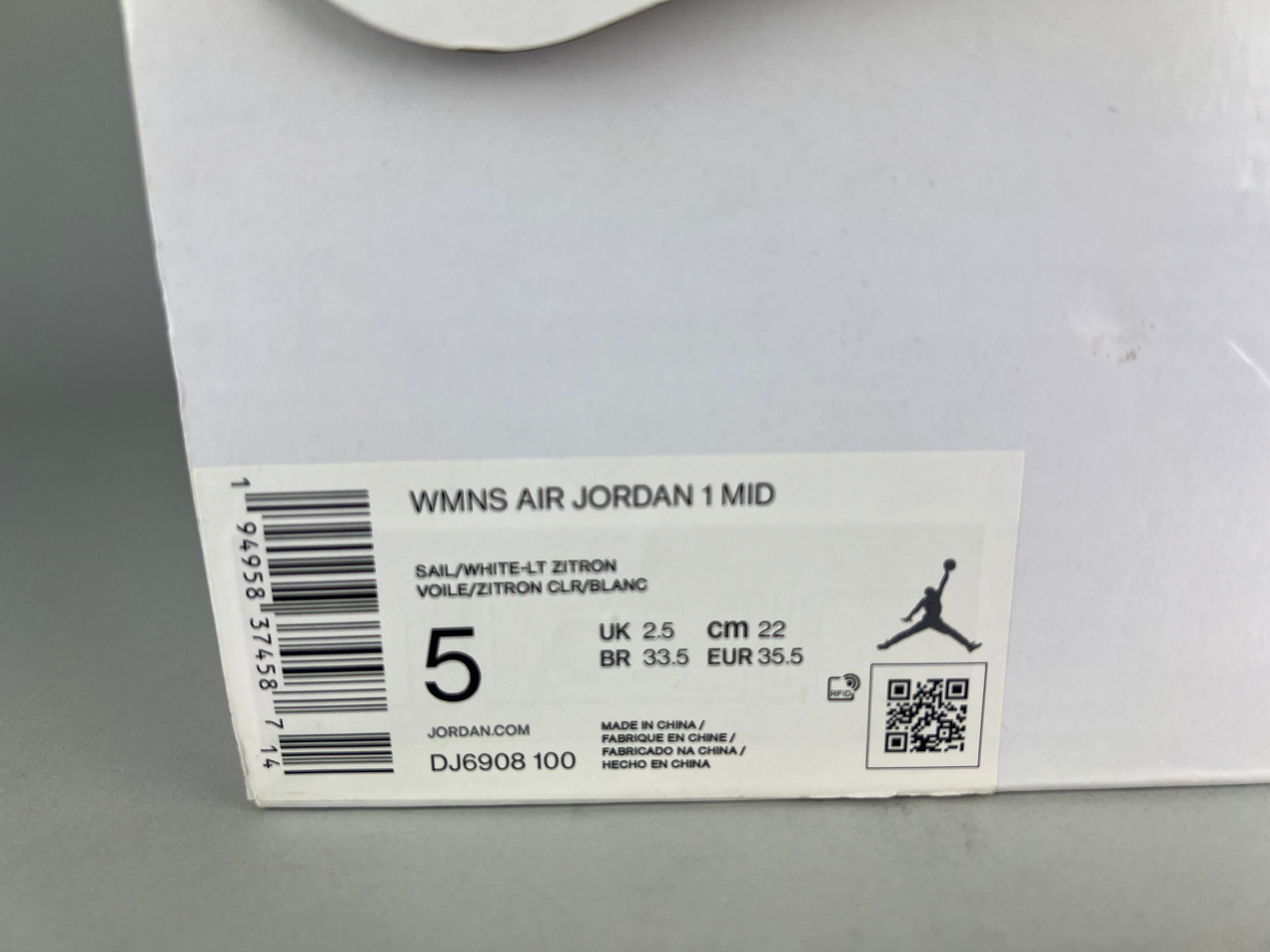 Air Jordan 1 Mid 'To My First Coach' (W) - Size 35.5 (ARCHIVE)