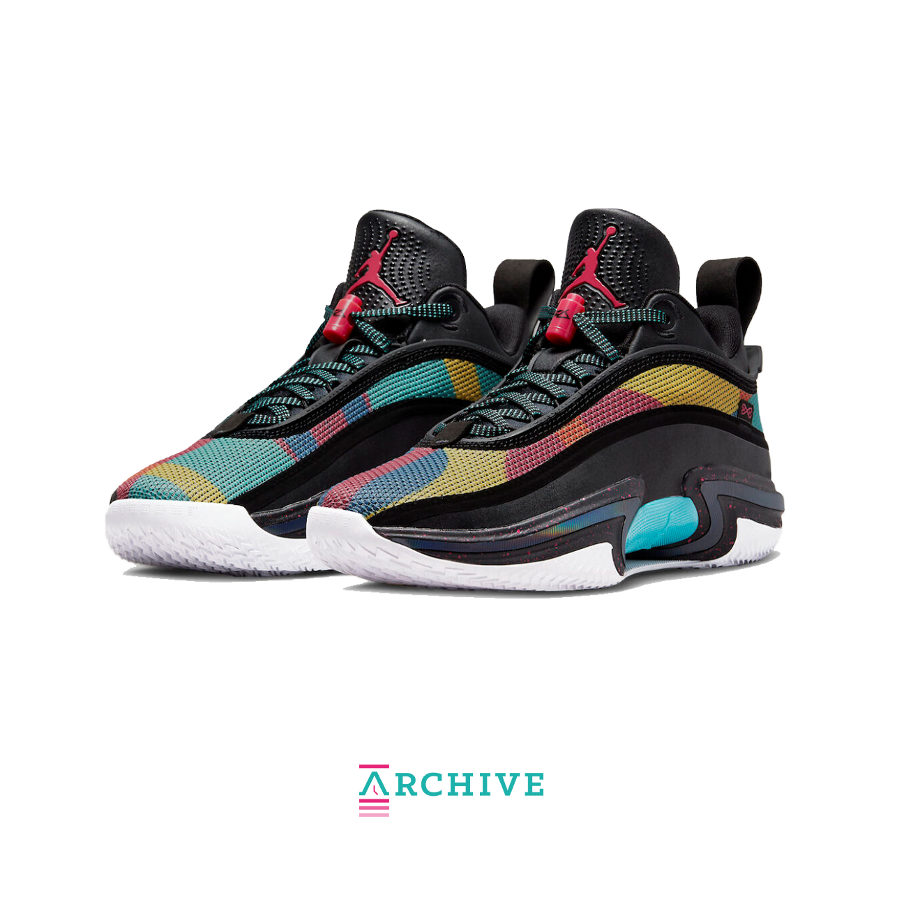 Air Jordan 36 Low 'Black Multi-Color'- Size 48.5 (ARCHIVE)