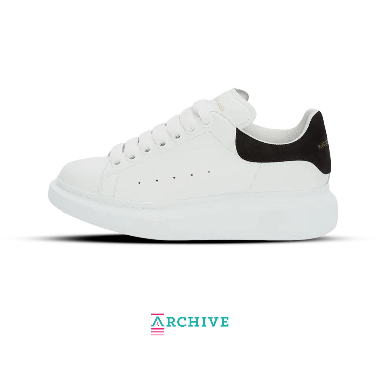 Alexander McQueen Oversized Sneaker 'White Black' 2025 - Size 43 (ARCHIVE)