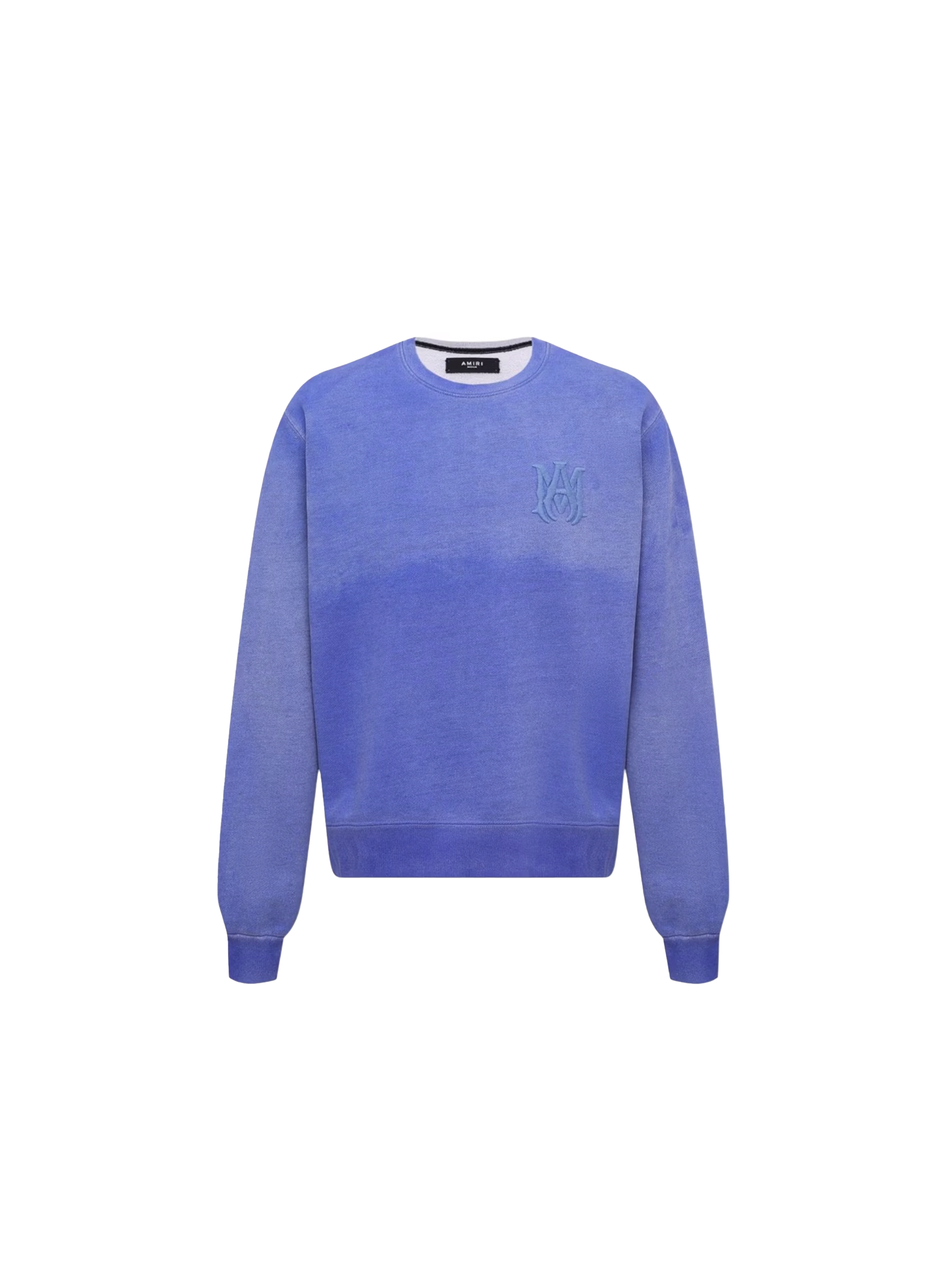 Amiri MA Bar Logo Crewneck 'Blue'-9620441792842-The Attic
