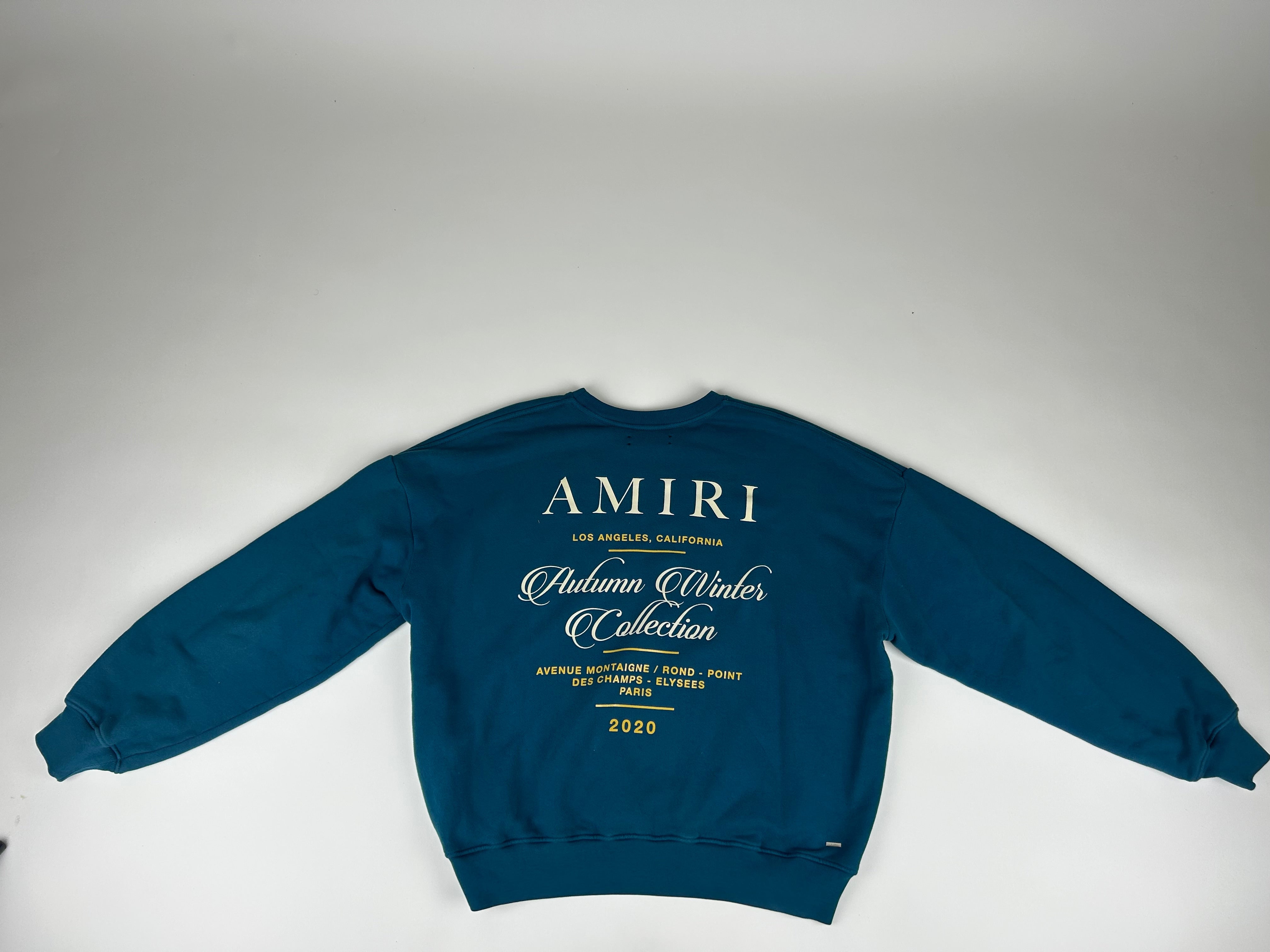 Amiri Runway Autumn-Winter 2020 Paris Show Exclusive Sweatshirt - Size M (ARCHIVE)