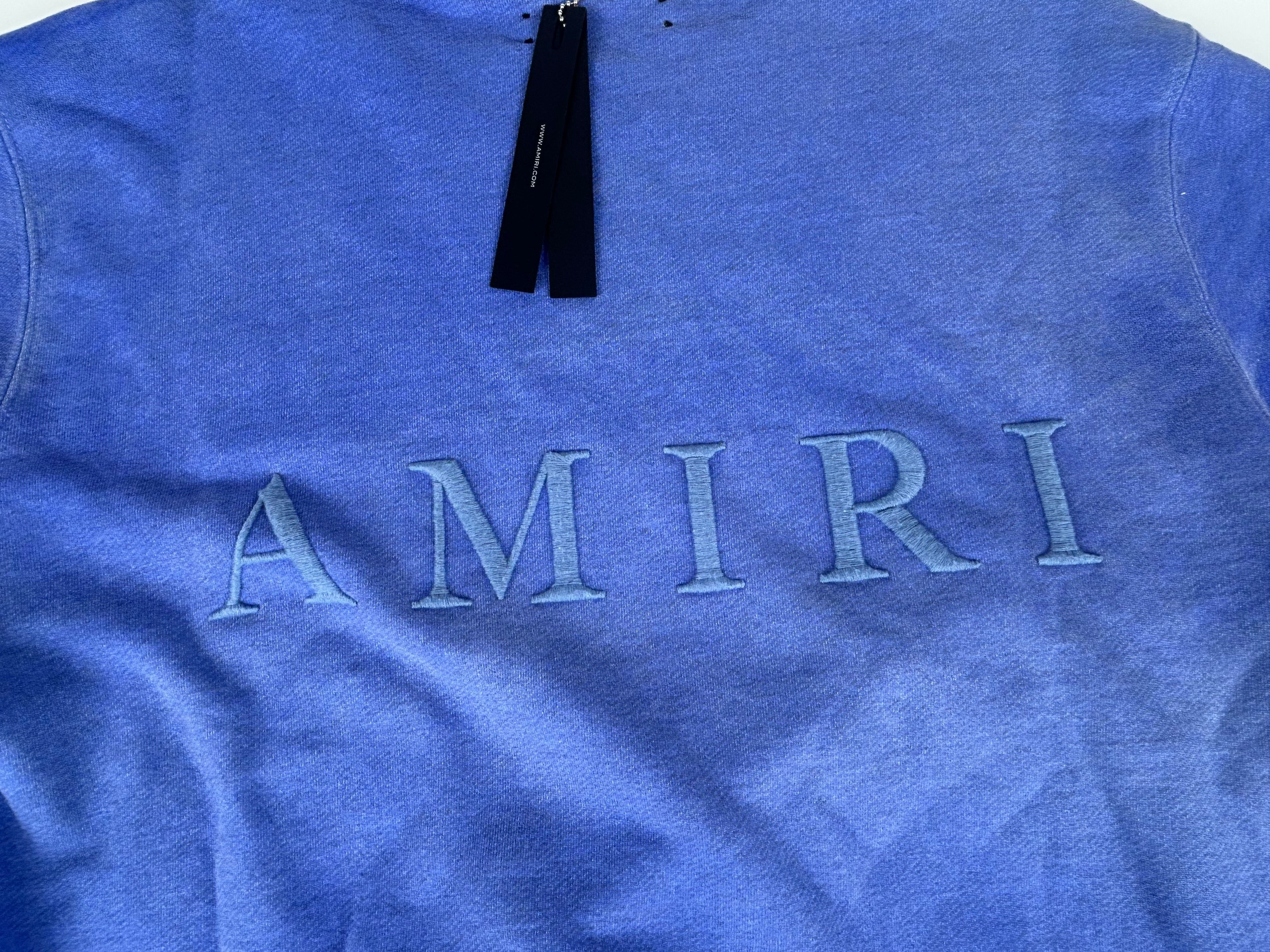 Amiri Tonal Crew 'Blue' - Size M (ARCHIVE)