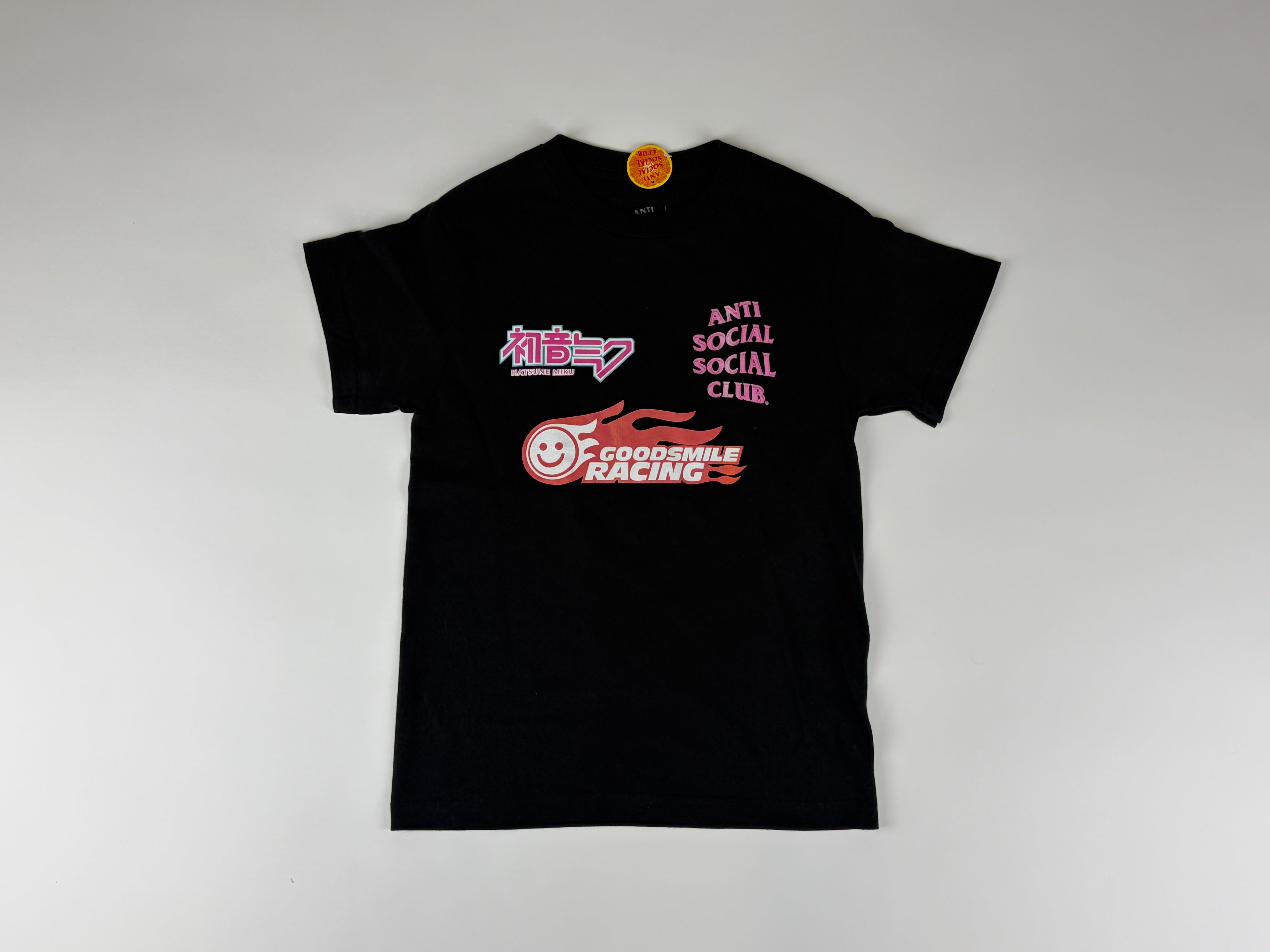 Anti Social Social Club x Good Smile Racing Logo T-shirt - Size S (ARCHIVE)