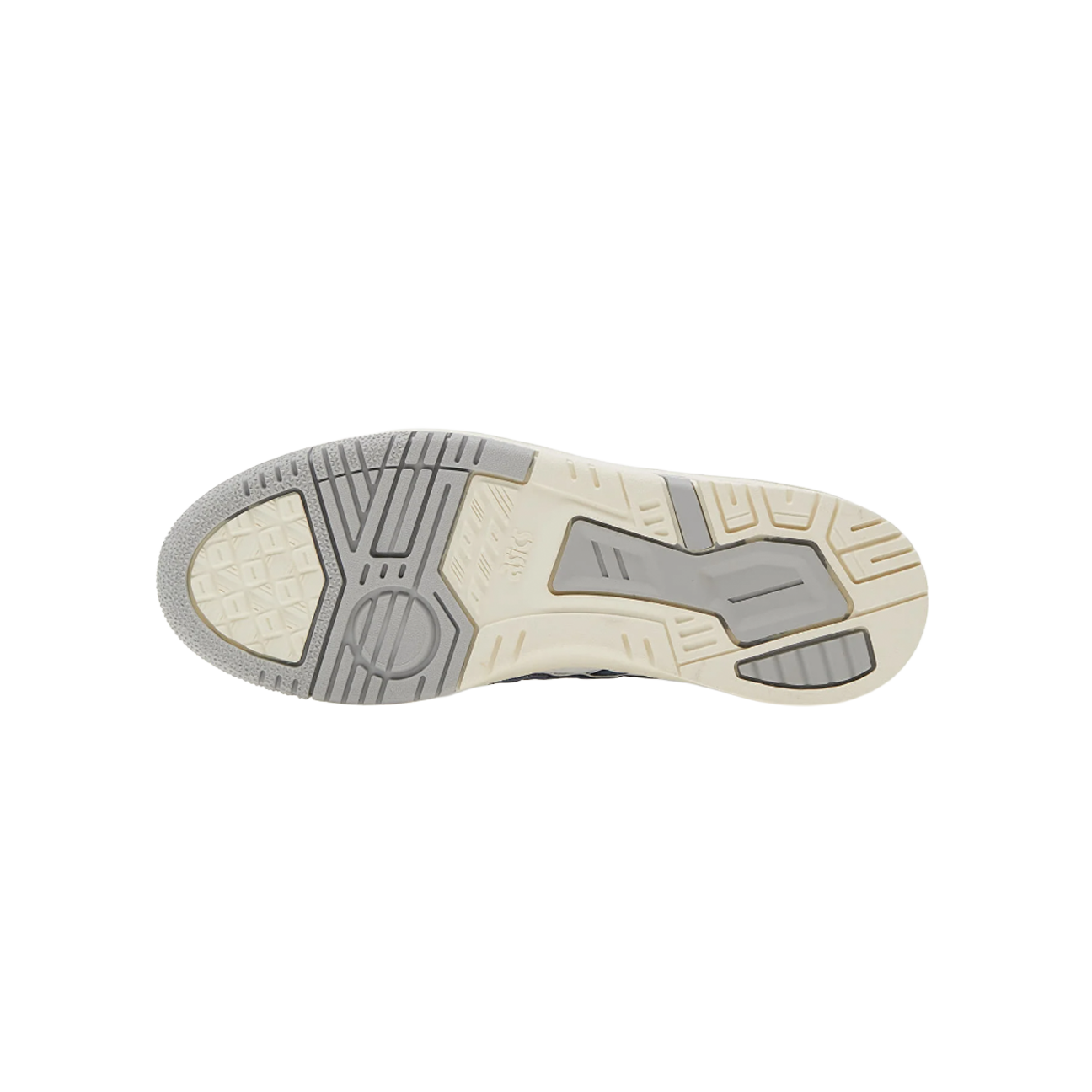 ASICS EX89 White Grand Shark sneaker with leather upper retro basketball design and cushioned sole for everyday wear available at The Attic