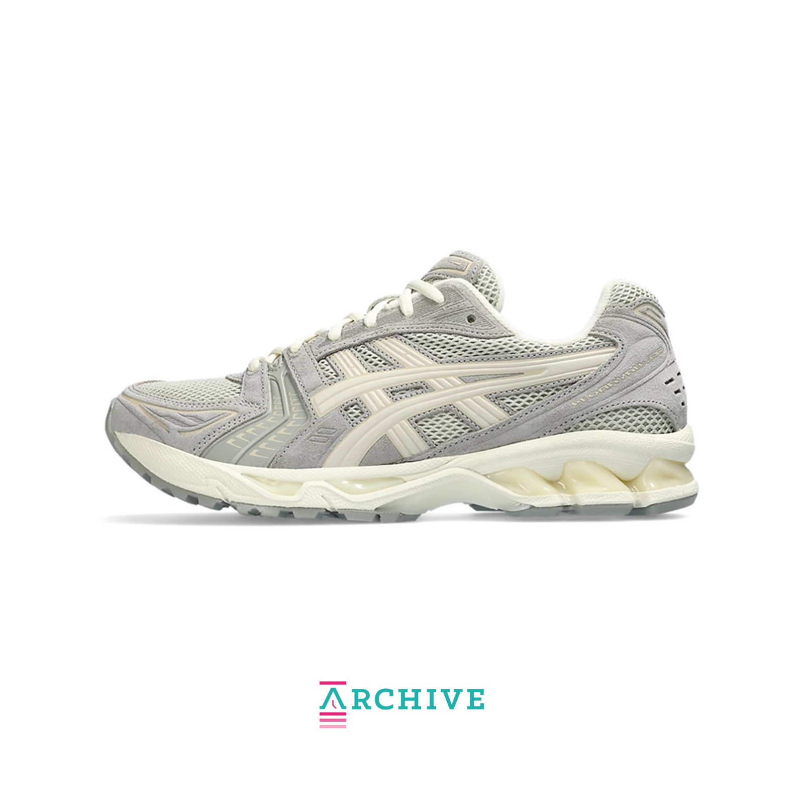 ASICS Gel-Kayano 14 White 'Sage/Smoke Grey' - Size 39.5 (ARCHIVE)-10160315793738-The Attic