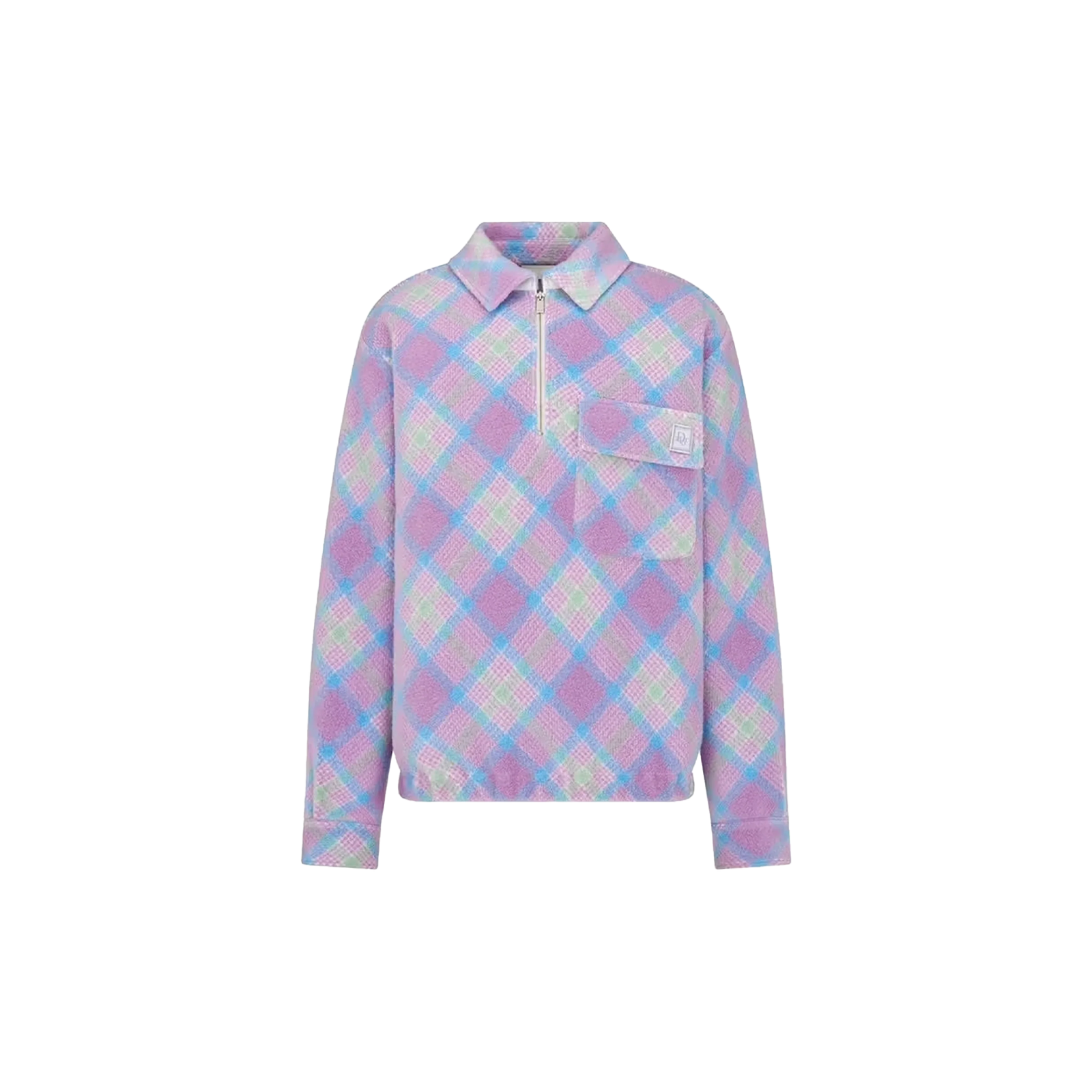 Christian Dior X ERL 'Tartan Zip Sweatshirt' (Purple) | The Attic