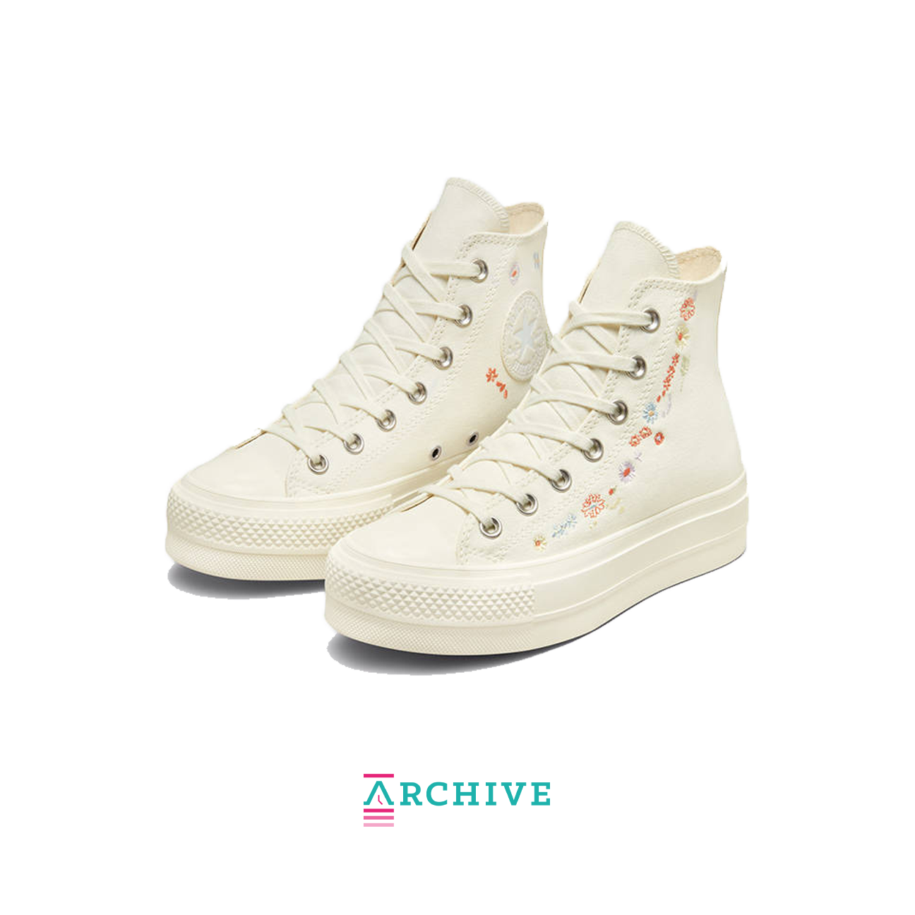 Converse Wmns Chuck Taylor All Star Lift Platform 'Embroidered Floral' - Size 41 (ARCHIVE)