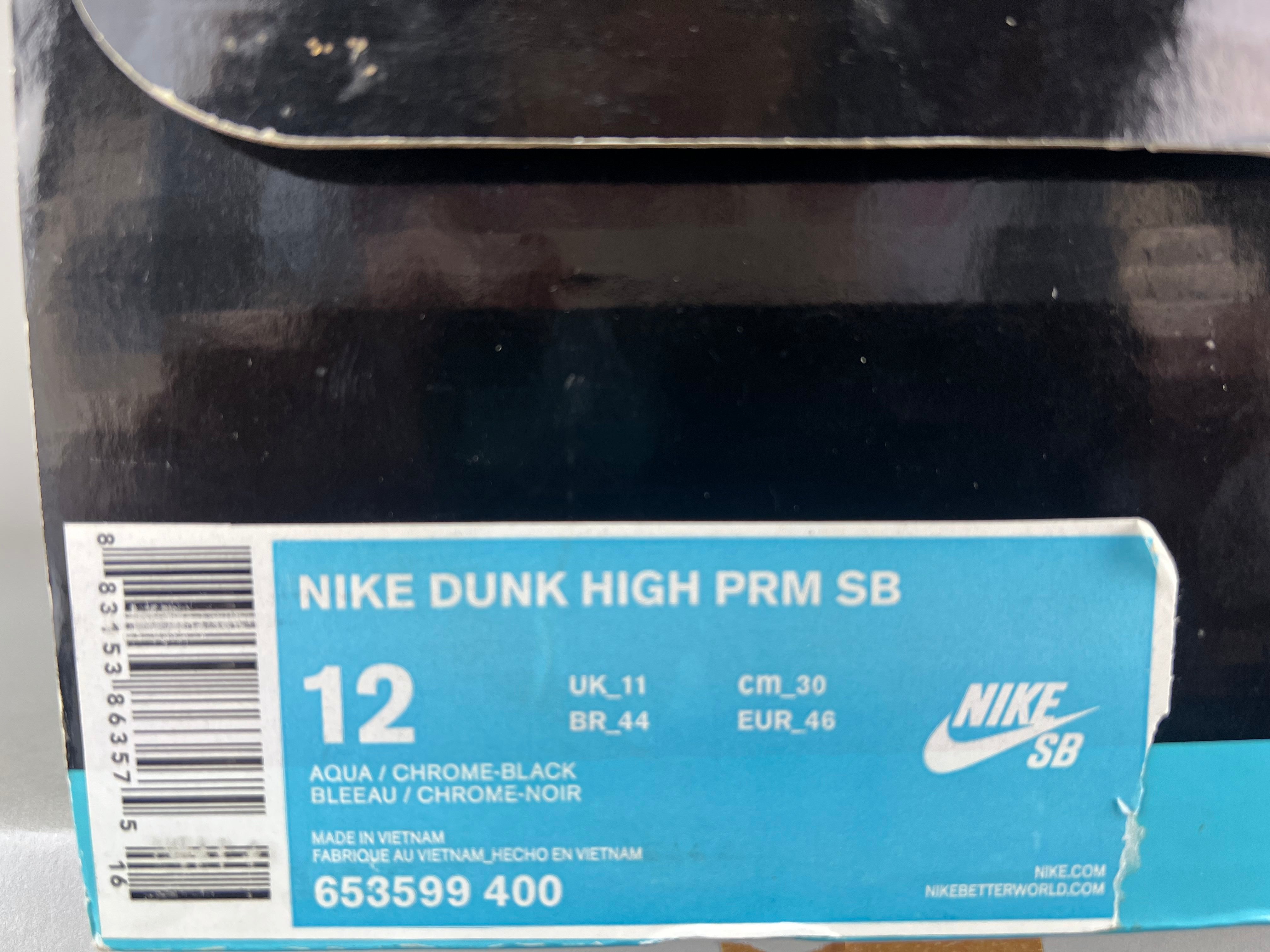 Diamond Supply Co. x Nike Dunk High Premium SB 'Tiffany' - Size 46 (ARCHIVE)