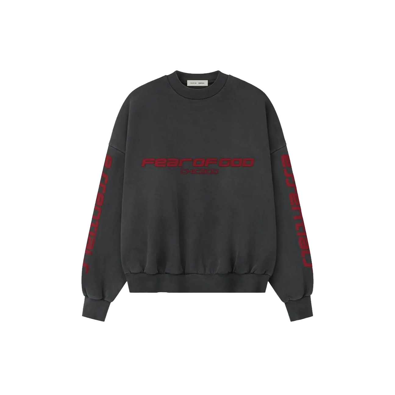 Fear of God Essentials Chicago Heavy Fleece Cropped Sweatshirt 'Iron Grey'