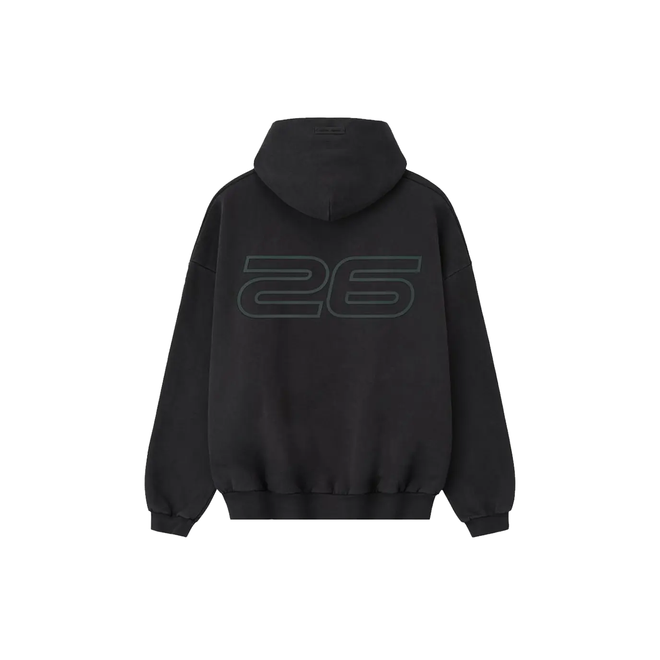 Fear of God Essentials Heavy Fleece 90s Hoodie 'Vintage Black'
