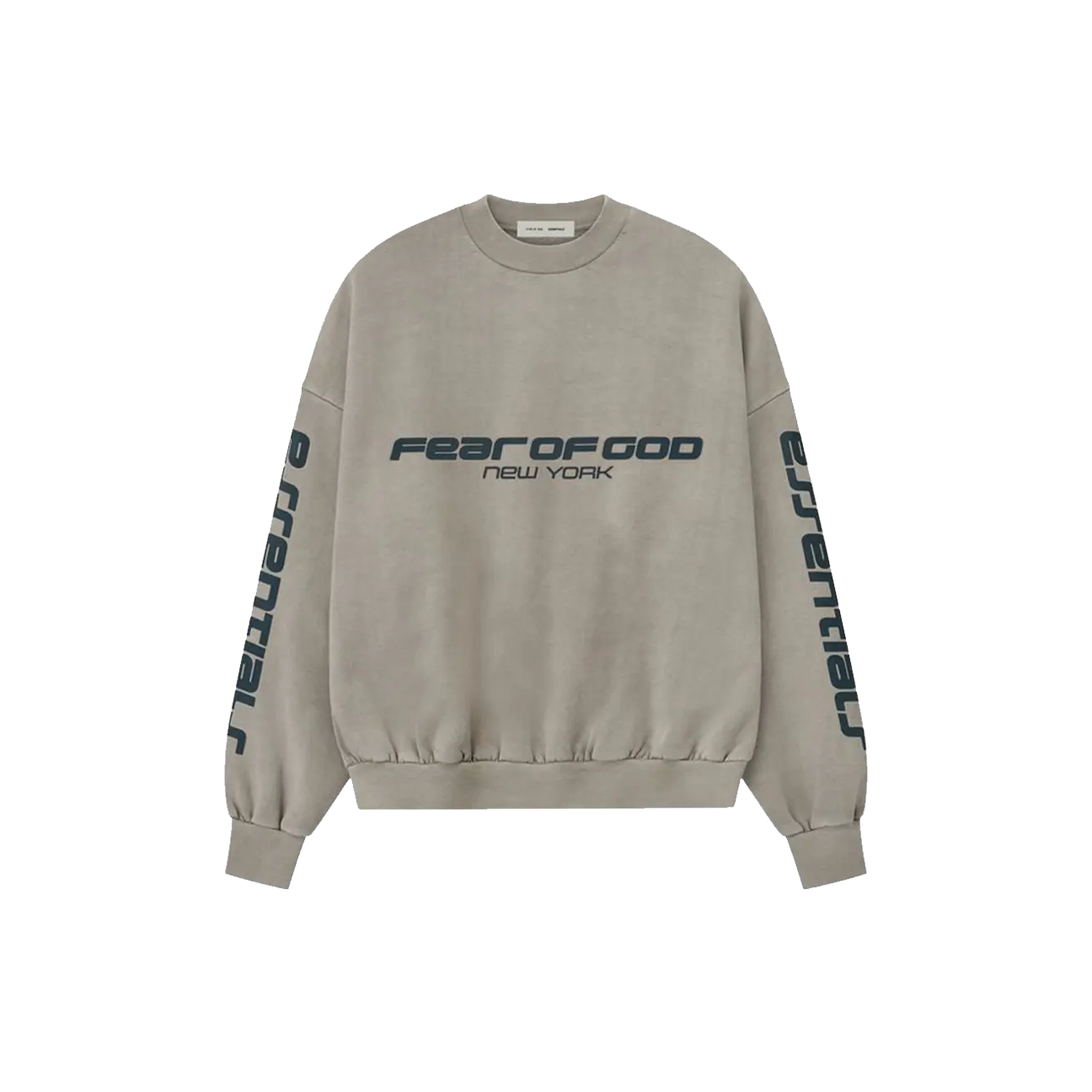Fear of God Essentials Heavy Fleece Cropped Relaxed Sweatshirt 'Smoke Grey'