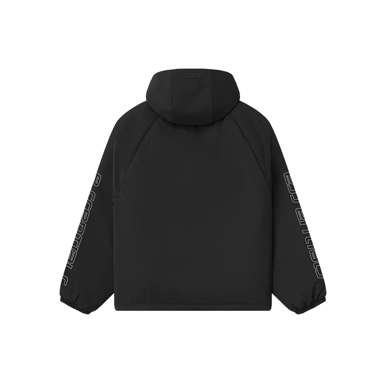 Fear of God Essentials Nylon Half Zip Anorak 'Vintage Black'