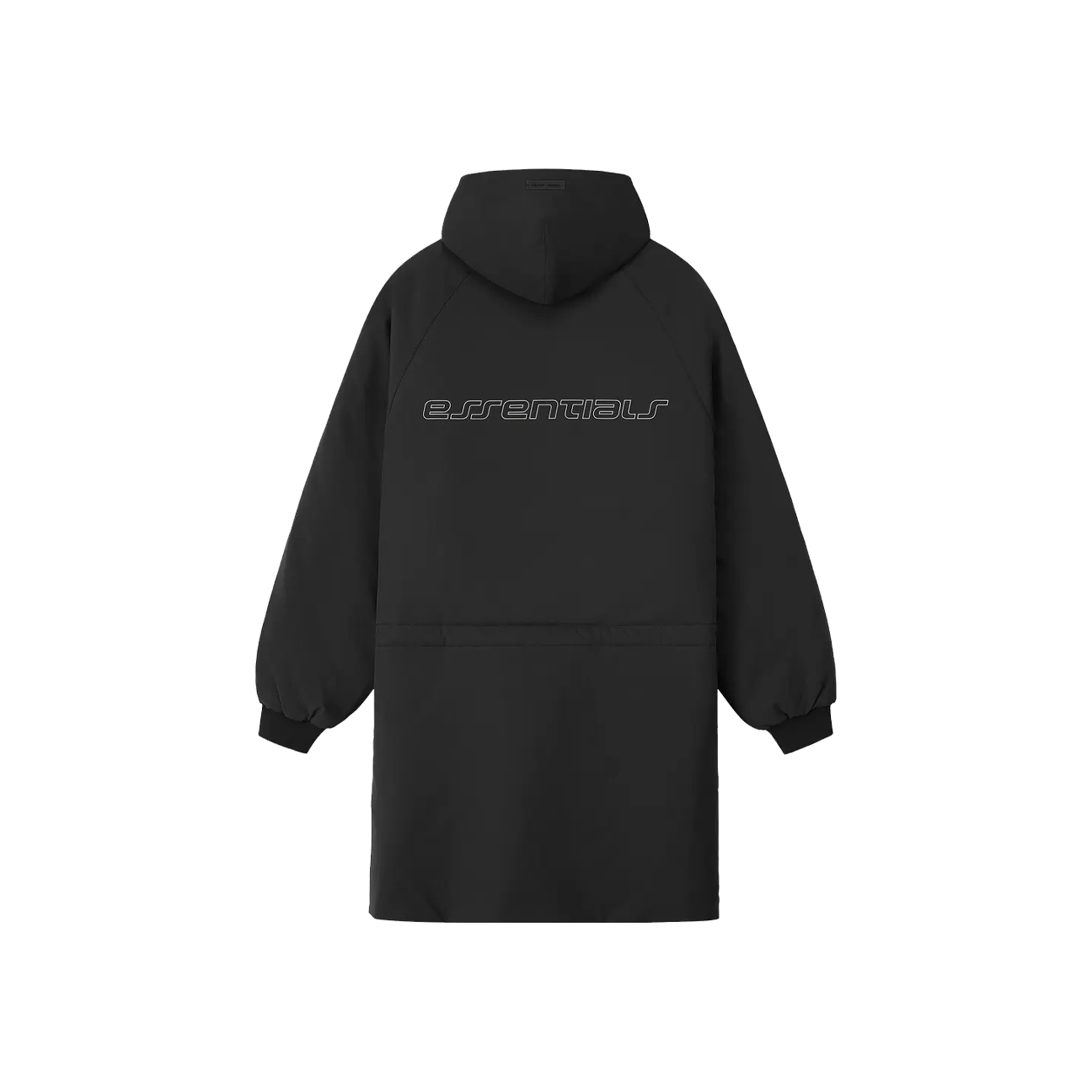 Fear of God Essentials Nylon Hooded Parka 'Vintage Black'