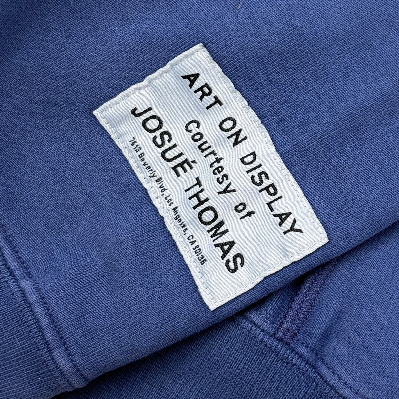 Gallery Dept. 90's Logo Zip Up Hoodie 'Navy'