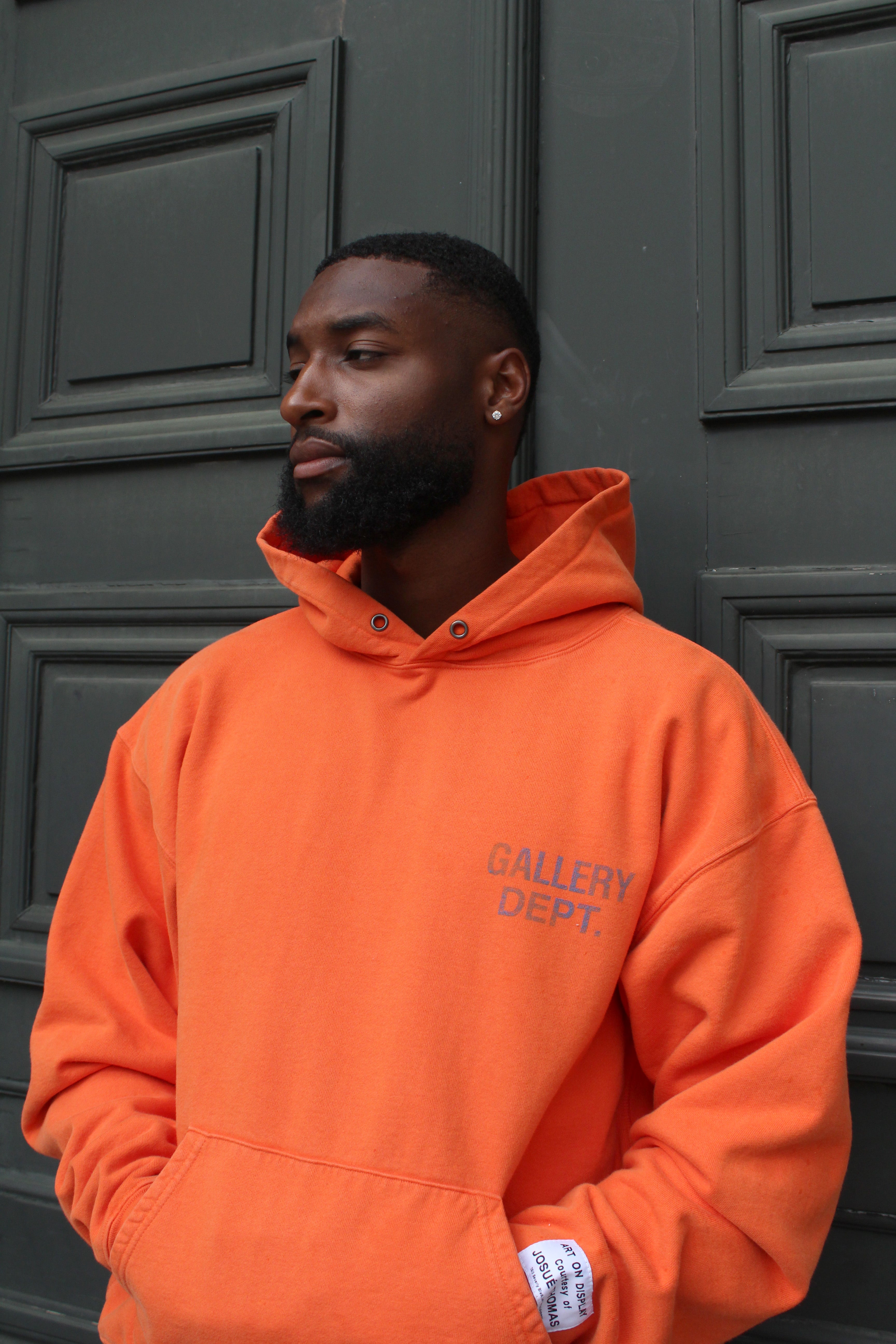 Gallery Dept. 90'S GD Logo Hoodie 'Bright Orange'