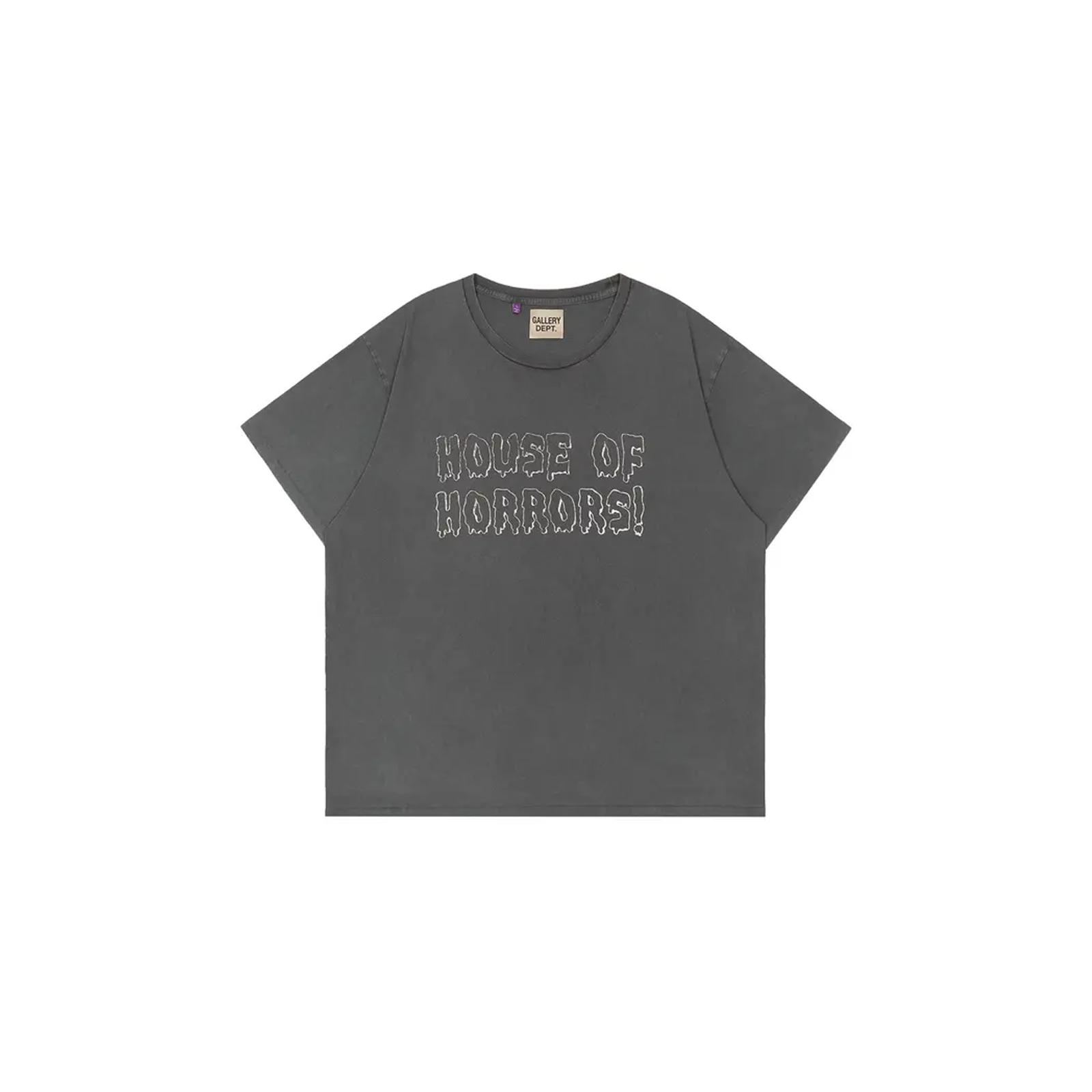 Gallery Dept. Horrors Tee 'Vintage Black'-10283550376266-The Attic