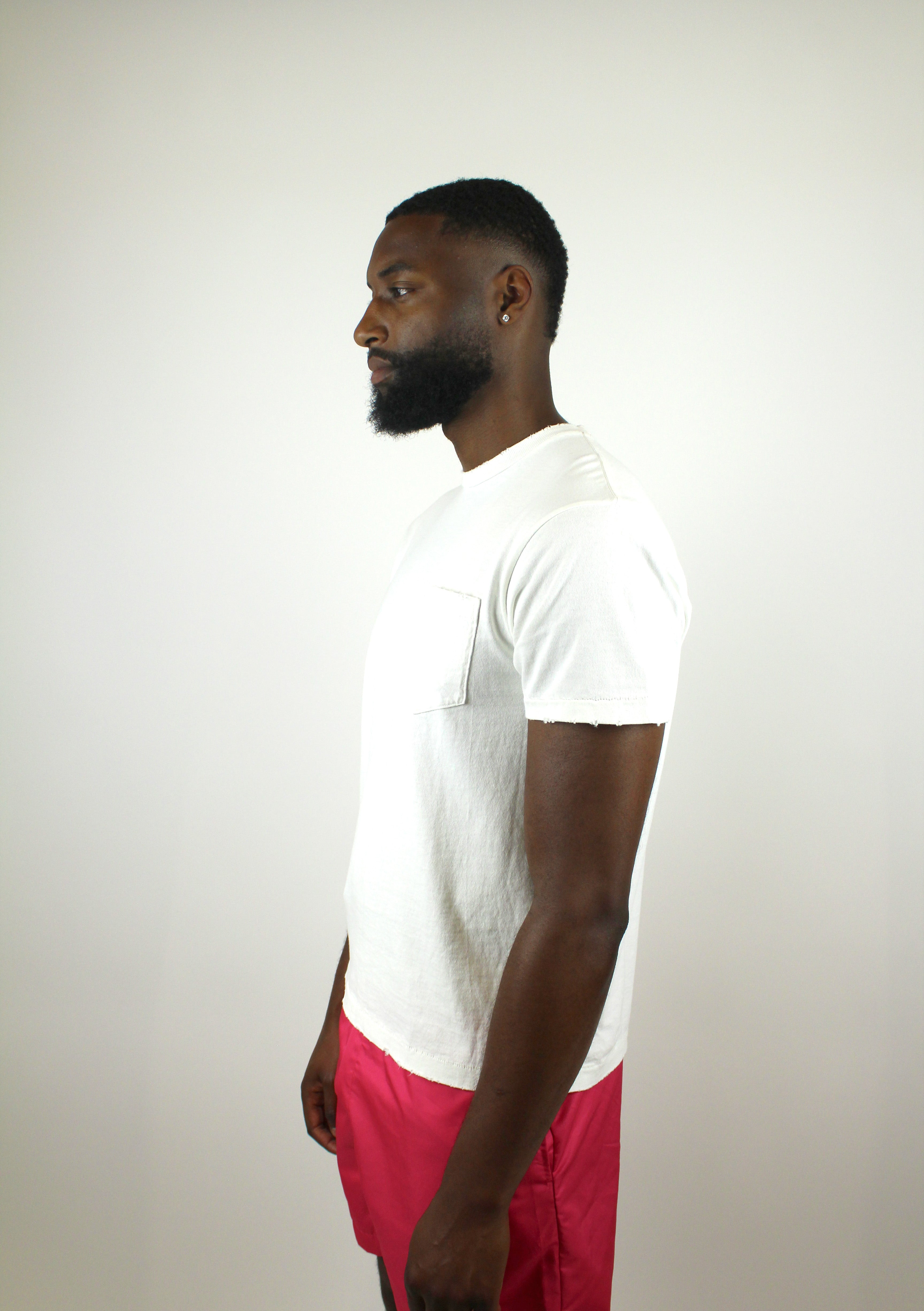 Gallery Dept. Plain Vintage Pocket Tee 'White'