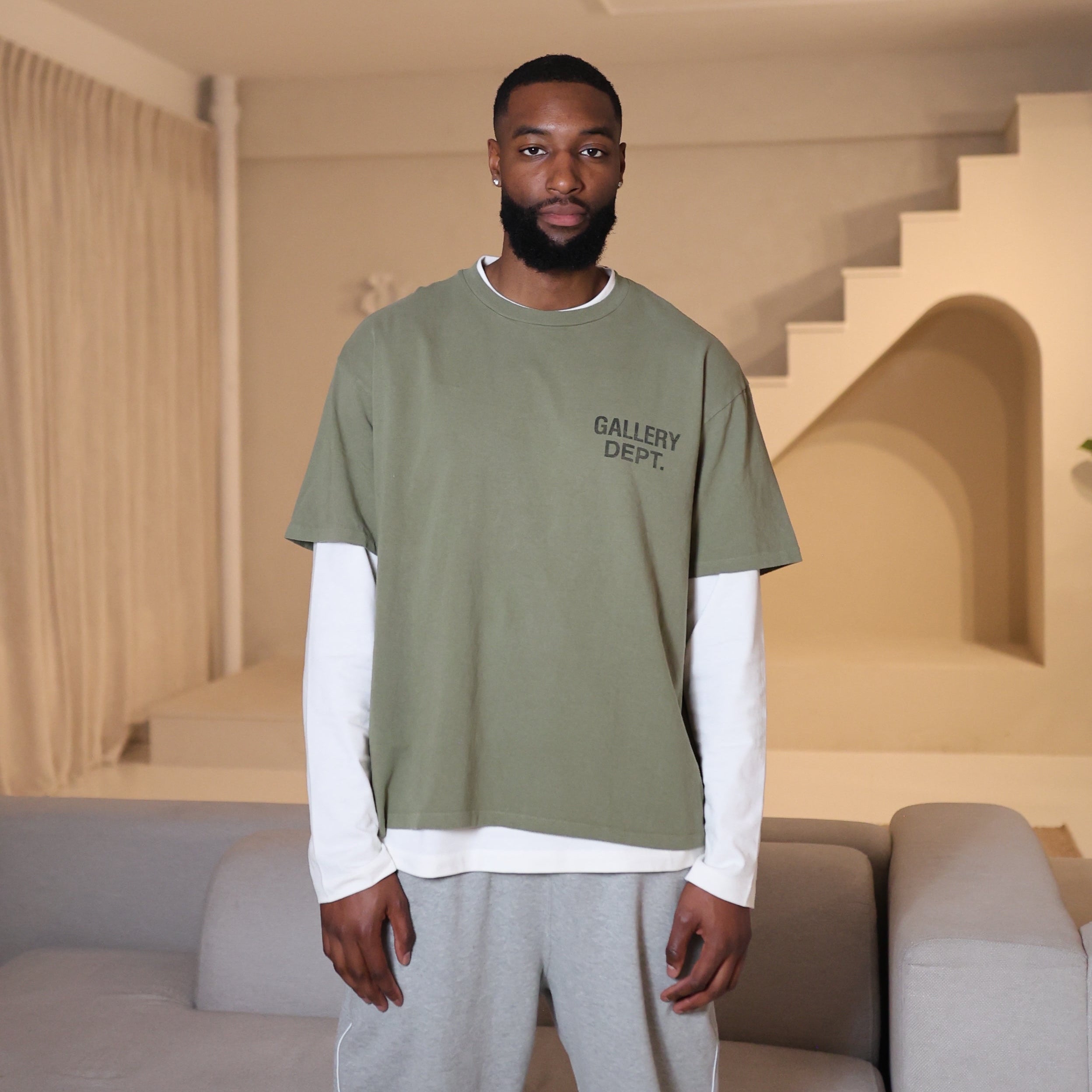 Gallery Dept. Souvenir Tee 'Olive'