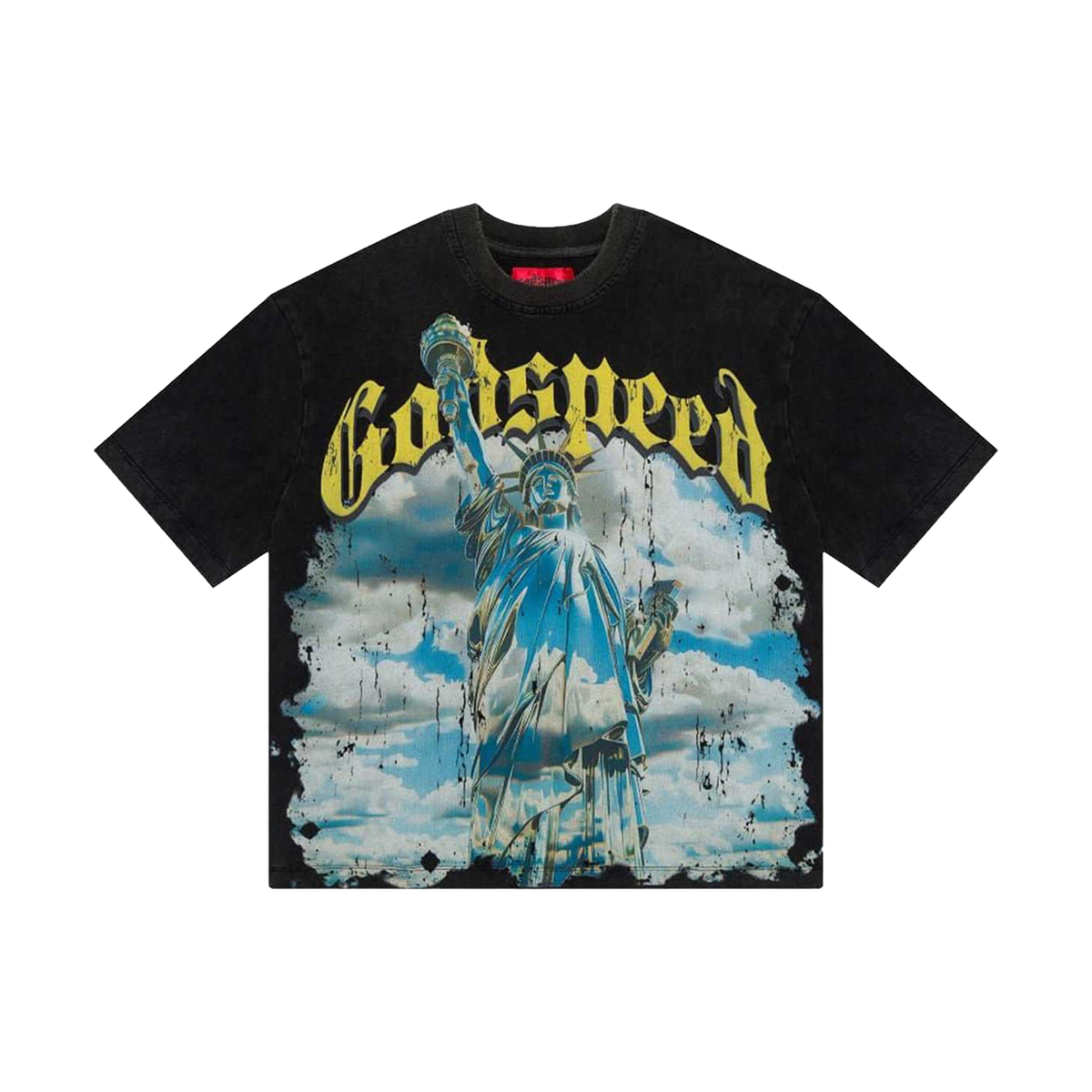 Godspeed Chrome Liberty T-Shirt 'Black Wash'