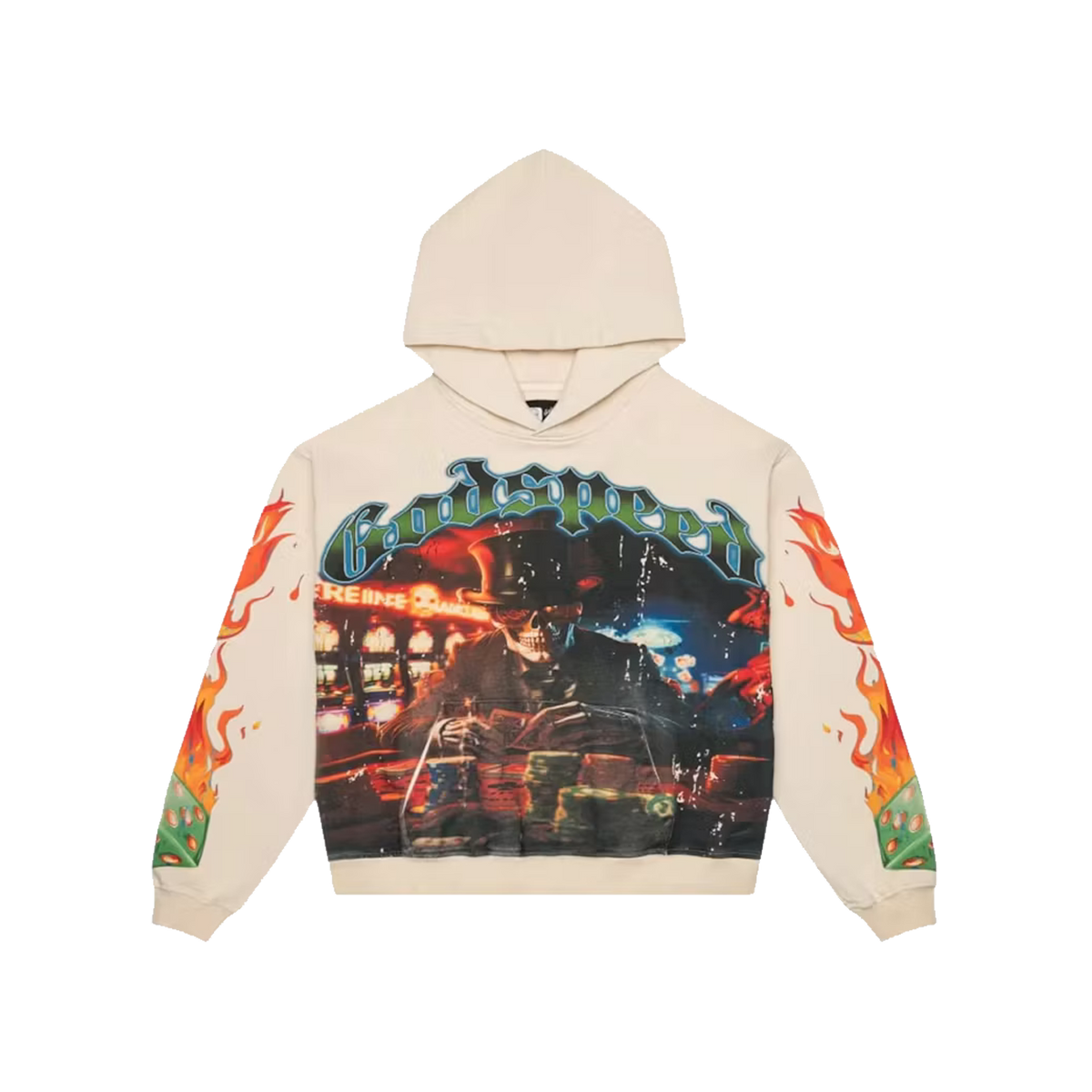 Godspeed Life's A Gamble Hoodie 'Bone'