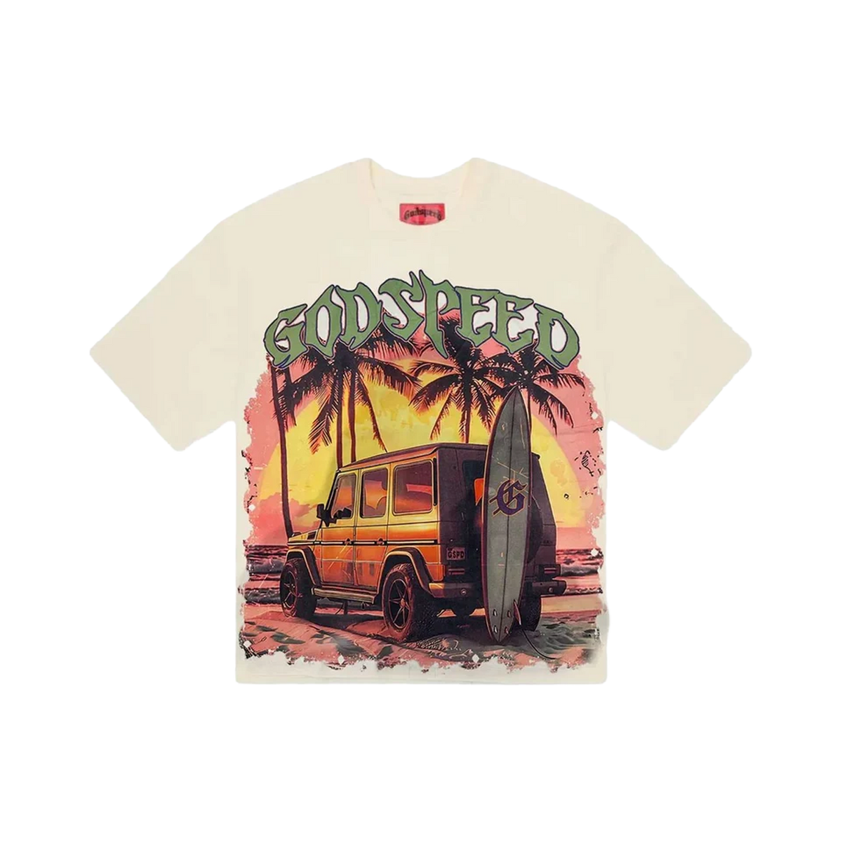 Godspeed Miami G Wagon T-Shirt 'White'