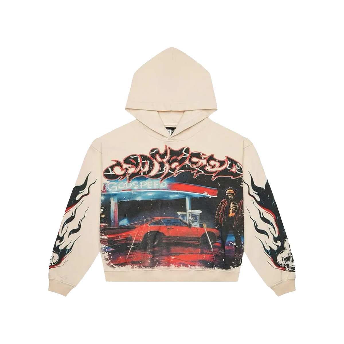 Godspeed Pitstop Hoodie 'Bone'