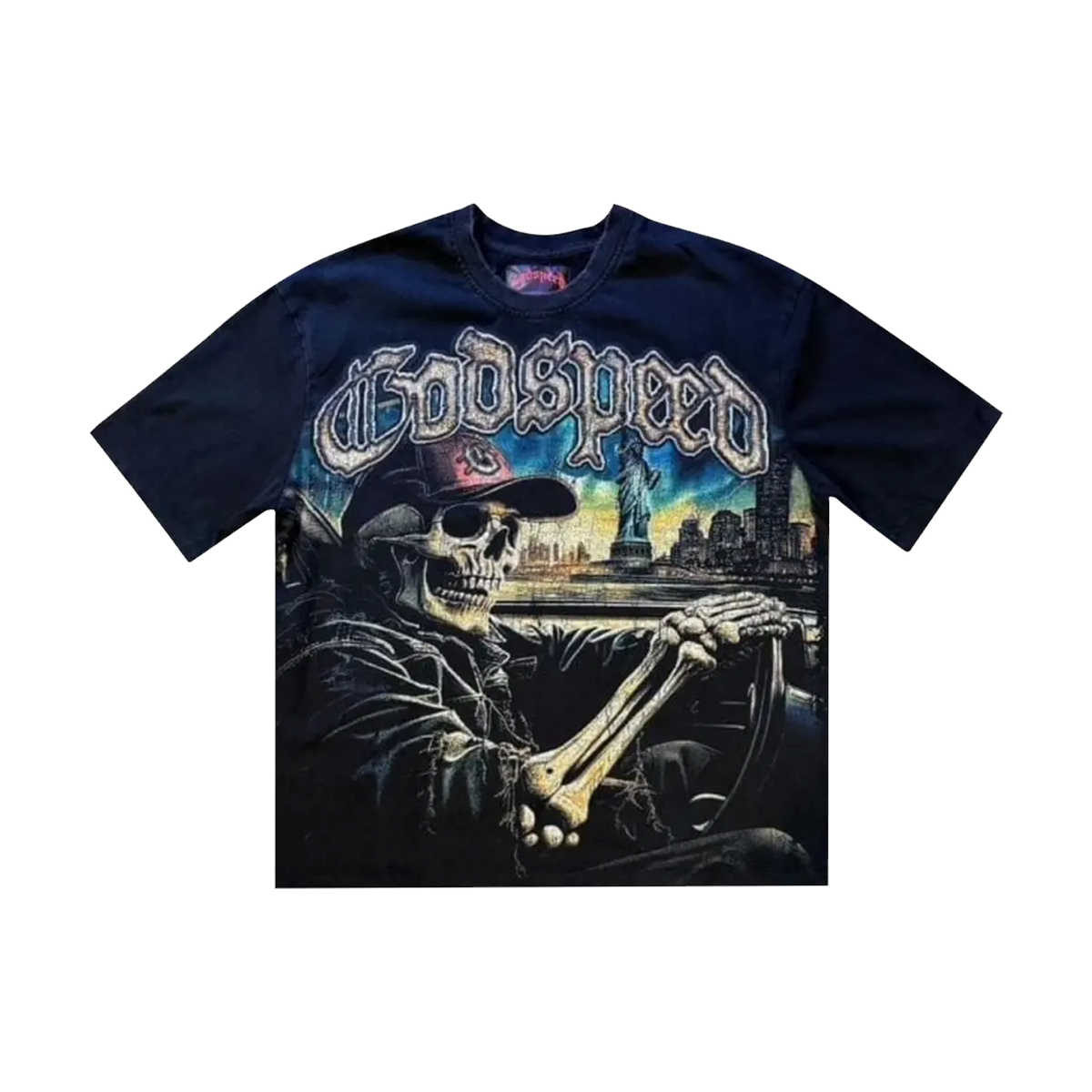 Godspeed Sightseeing T-Shirt 'Black Wash'