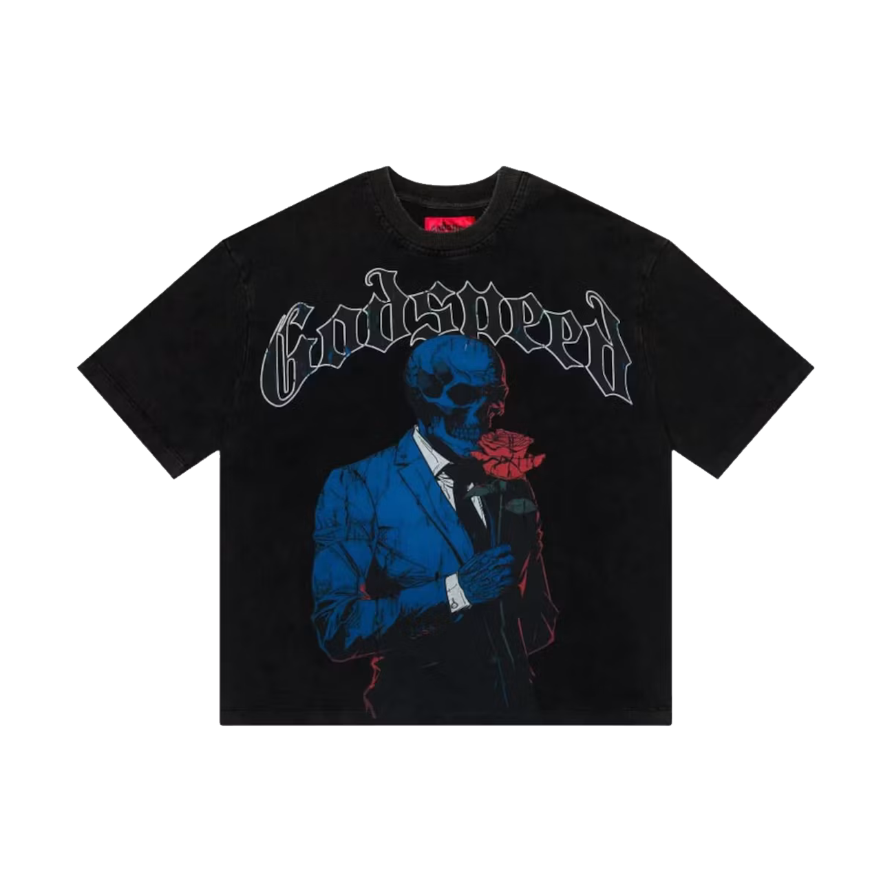 Godspeed Smell the Roses T-Shirt 'Black Wash'