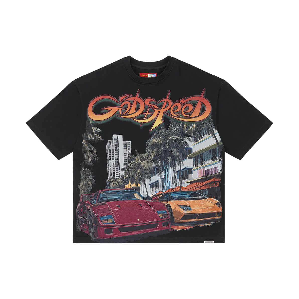Godspeed South Beach Drive Miami Superrun T-Shirt 'Black'