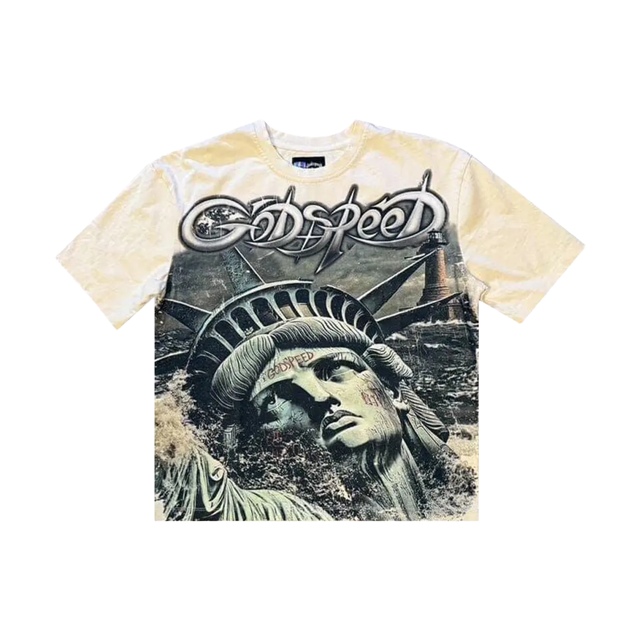 Godspeed Sunken Liberty 2 T-Shirt 'Bone'