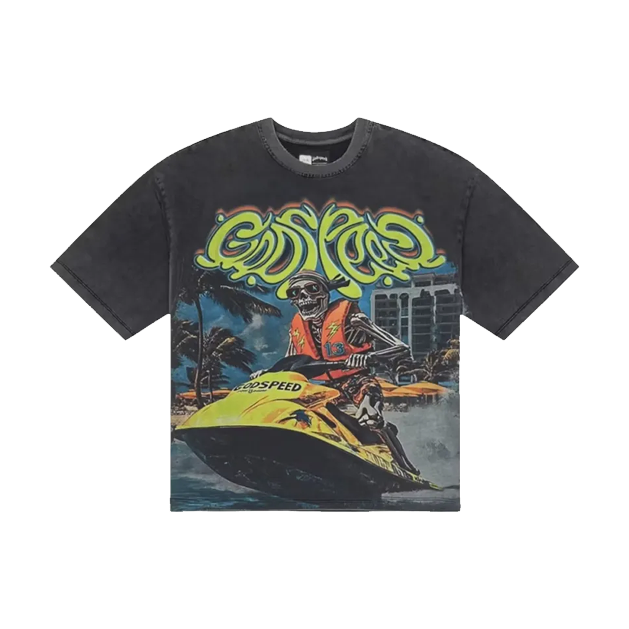 Godspeed Wave Runner T-Shirt 'Grey'