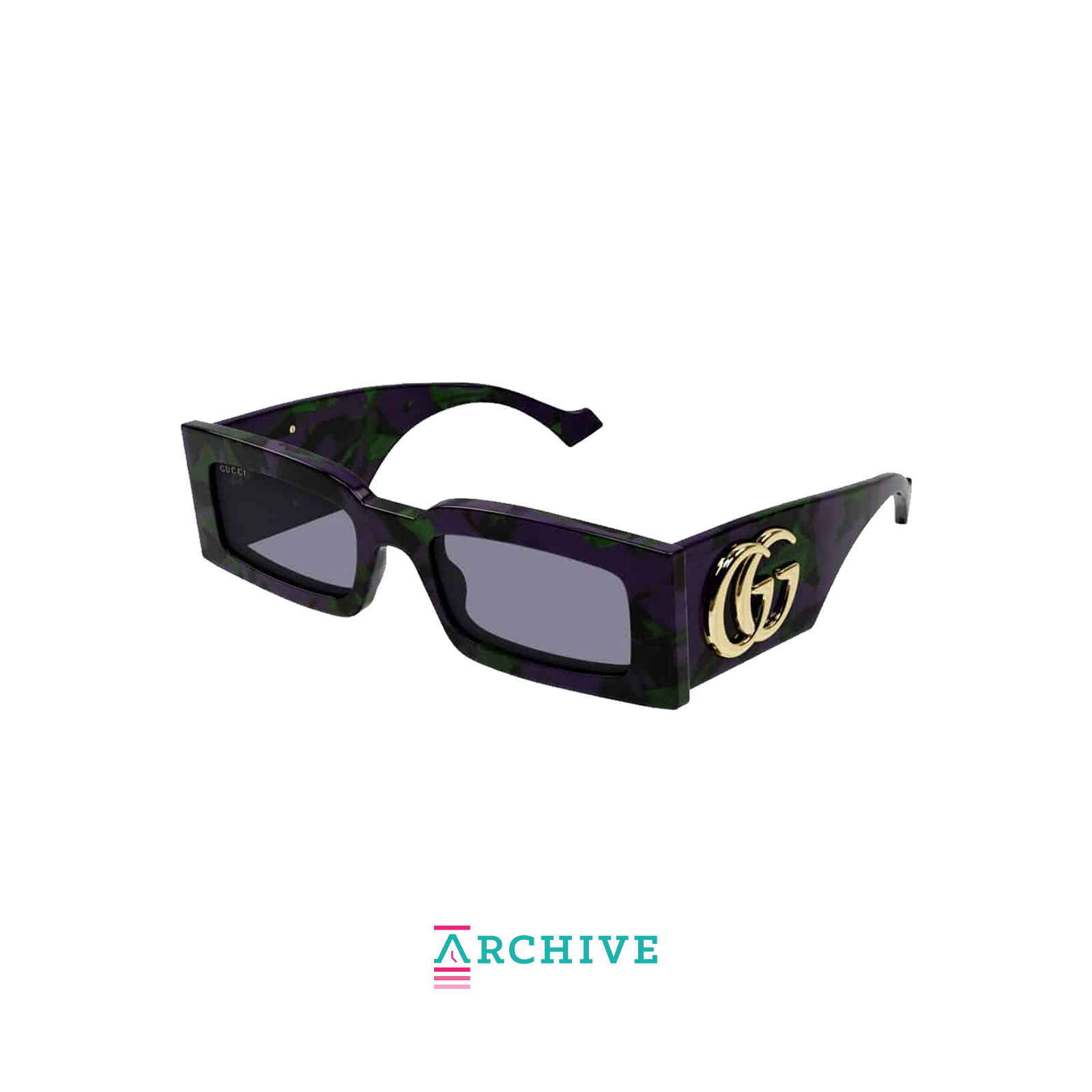 Gucci Sunglasses GG1425S Pearple/Black/Gold (ARCHIVE)-9447165591882-The Attic