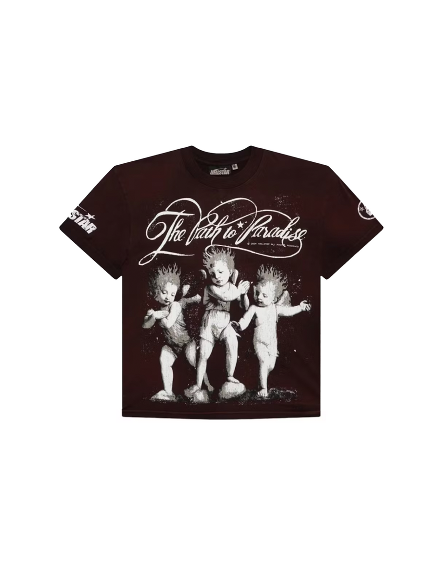 Hellstar 'Kids Path To Paradise' T-shirt 'Brown' – The Attic