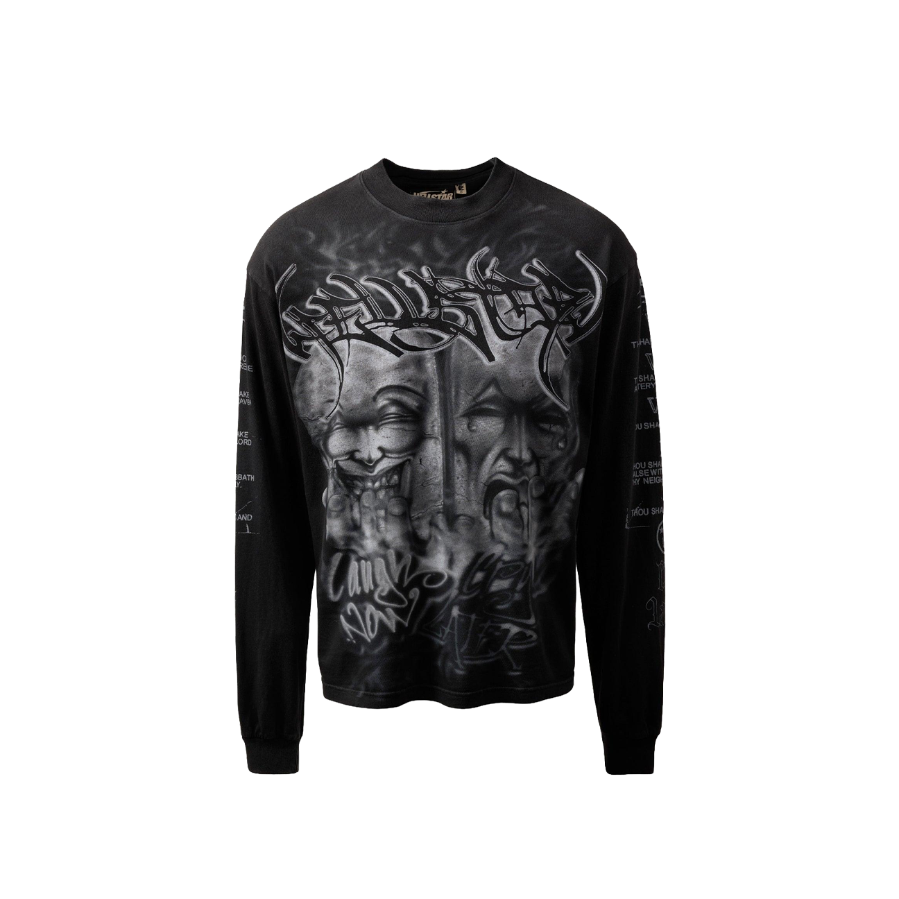 Hellstar Laugh Now Cry Later Long-Sleeve 'Black'