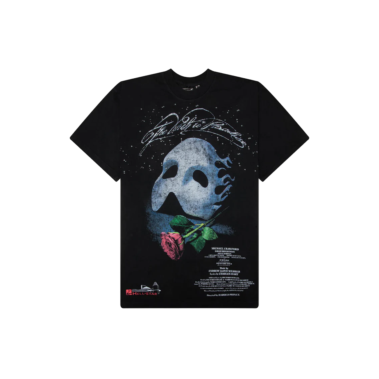 Hellstar Path To Paris T-Shirt 'Black'