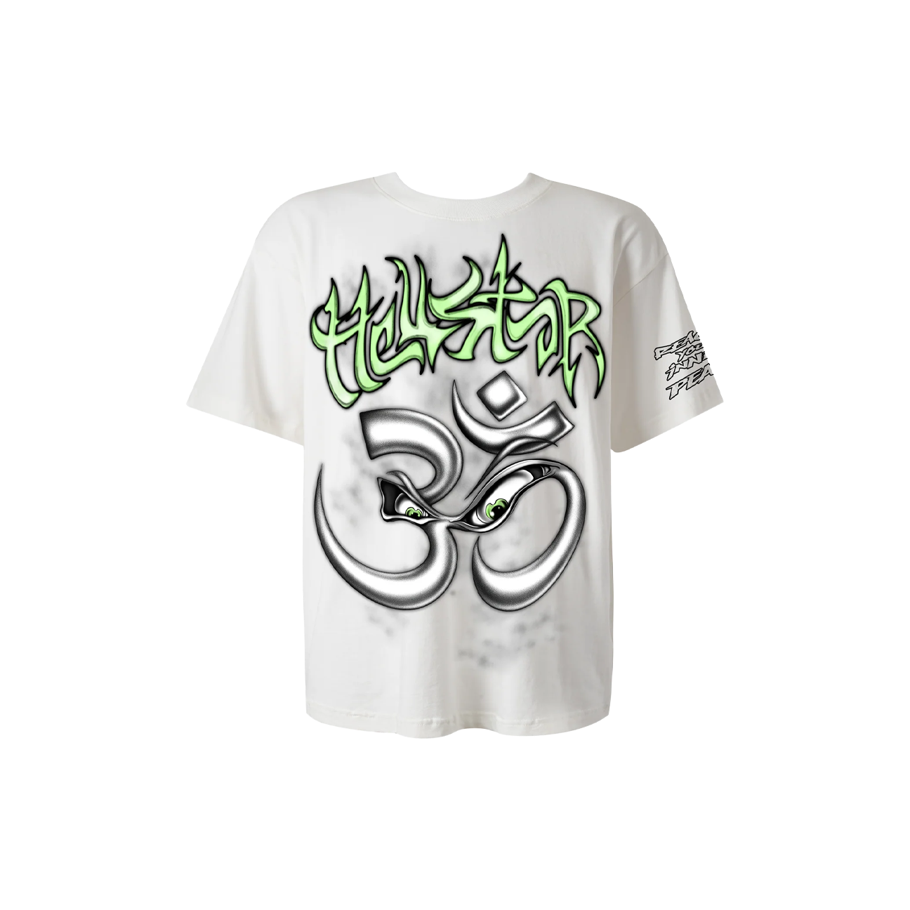 Hellstar Reach Your Inner Peace Om T-Shirt 'White'
