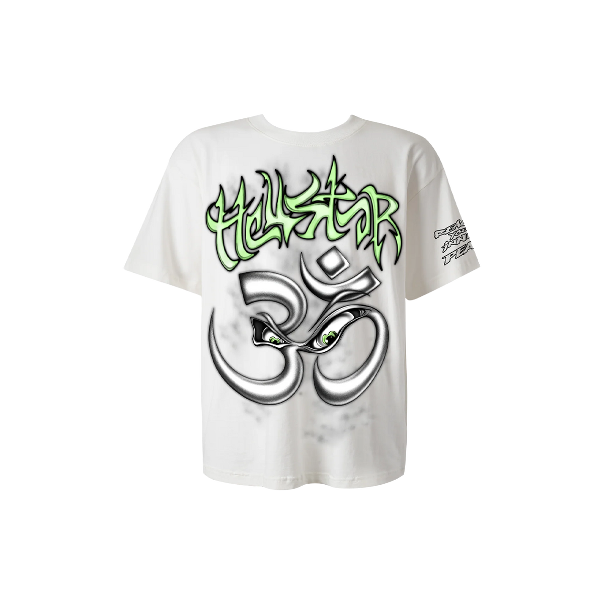 Hellstar Reach Your Inner Peace Om T-Shirt 'White' | The Attic