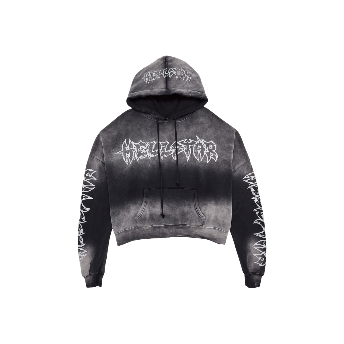 Hellstar Shine Graffiti Hoodie 'Black'