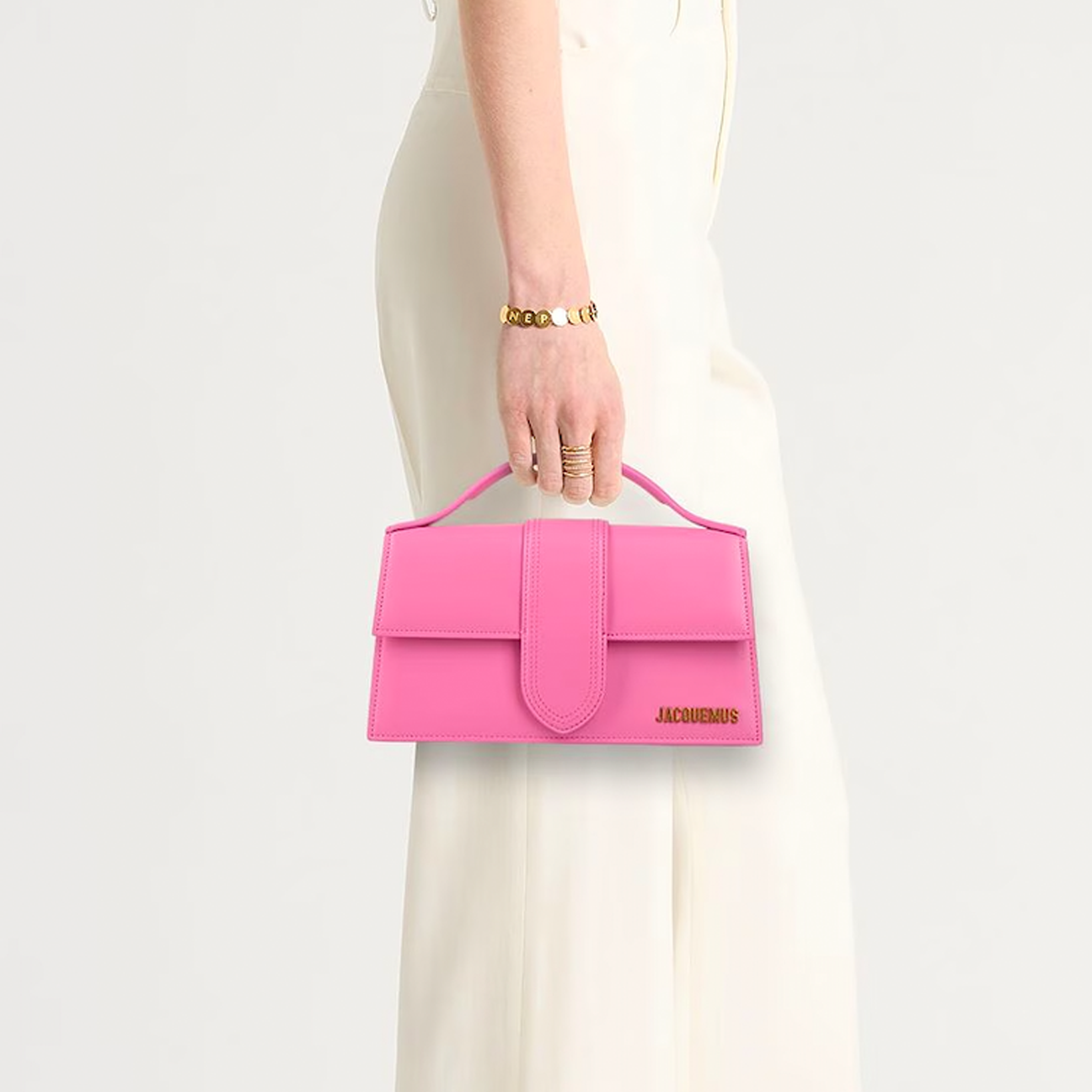 Jacquemus Le Grand Bambino 'Lyserød'