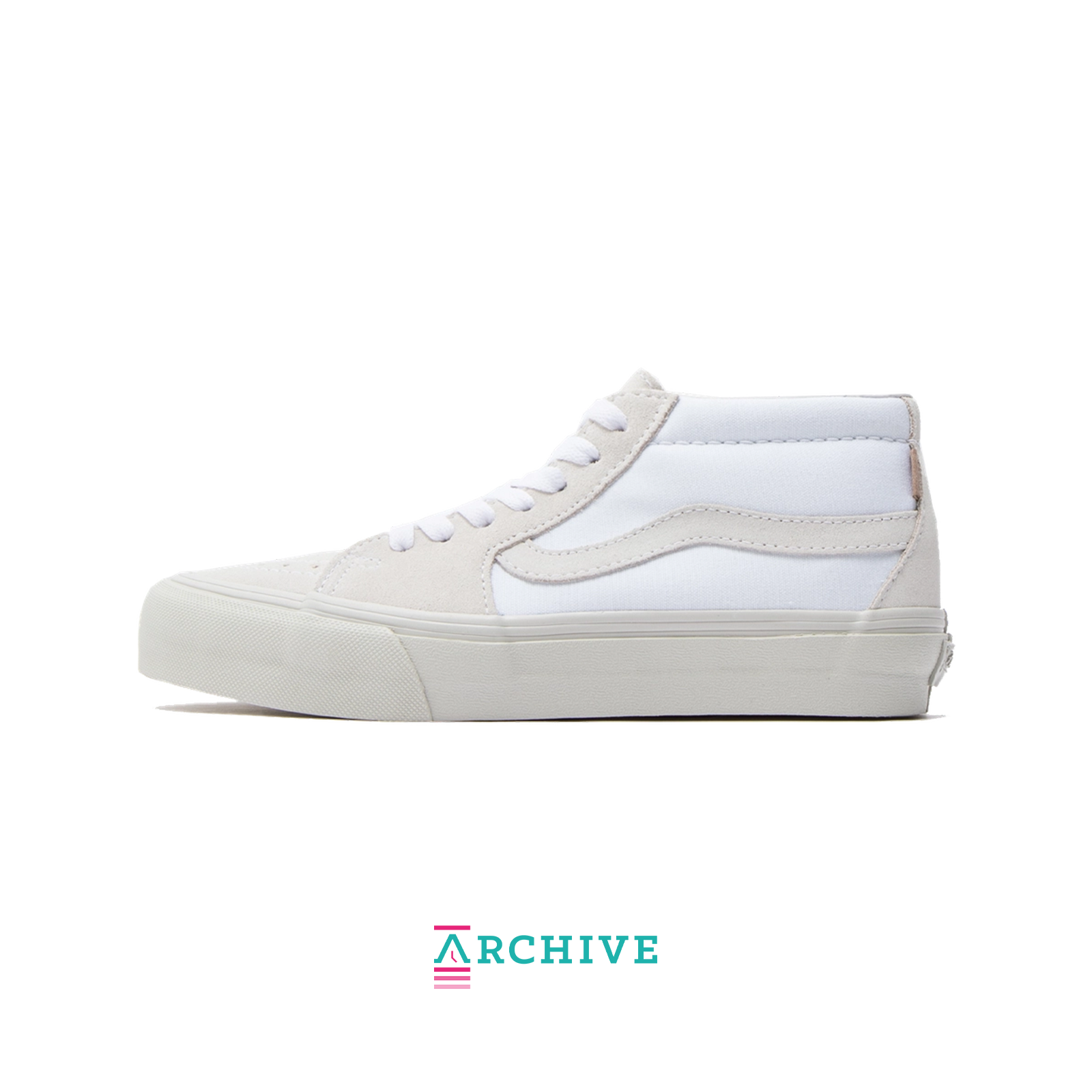 JJJJOUND x Vans Sk8-Mid VLT LX 'True White' - Size 46 (ARCHIVE)-10249099903306-The Attic