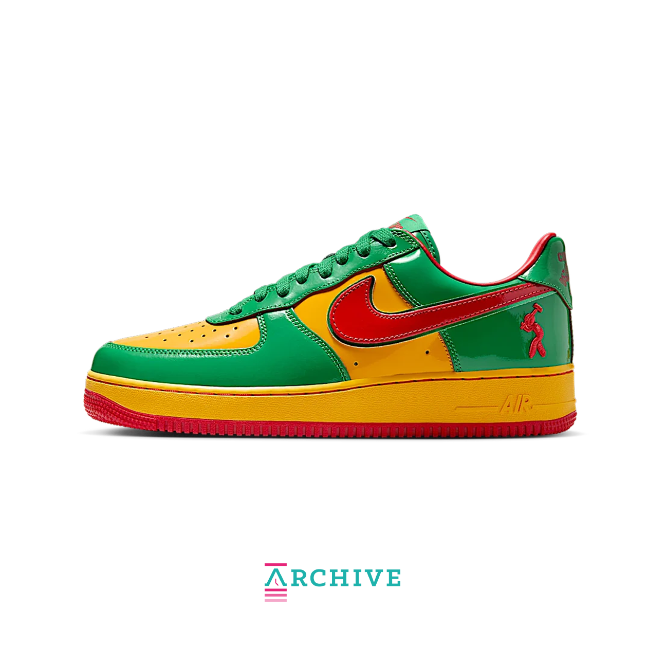 Lil Yachty x Nike Air Force 1 Low 'Concrete Boys - Lucky Green' Size 40.5 (ARCHIVE)