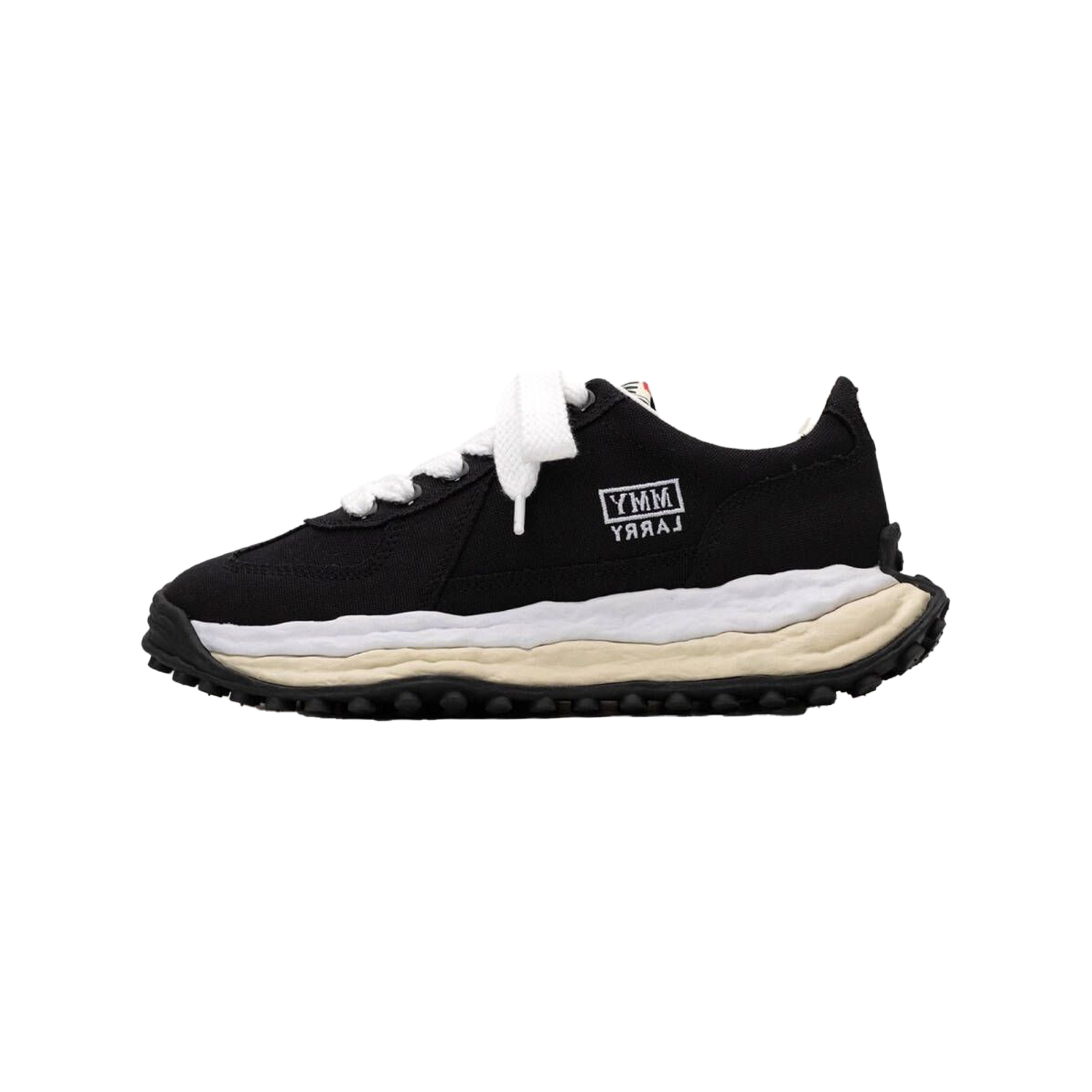 Maison Mihara Yasuhiro Larry OG Sole Low-Cut Sneaker 'Schwarz'