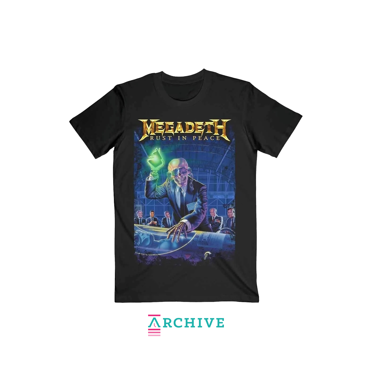 Megadeth Rust In Peace 30th Anniversary Black - Size S (ARCHIVE)