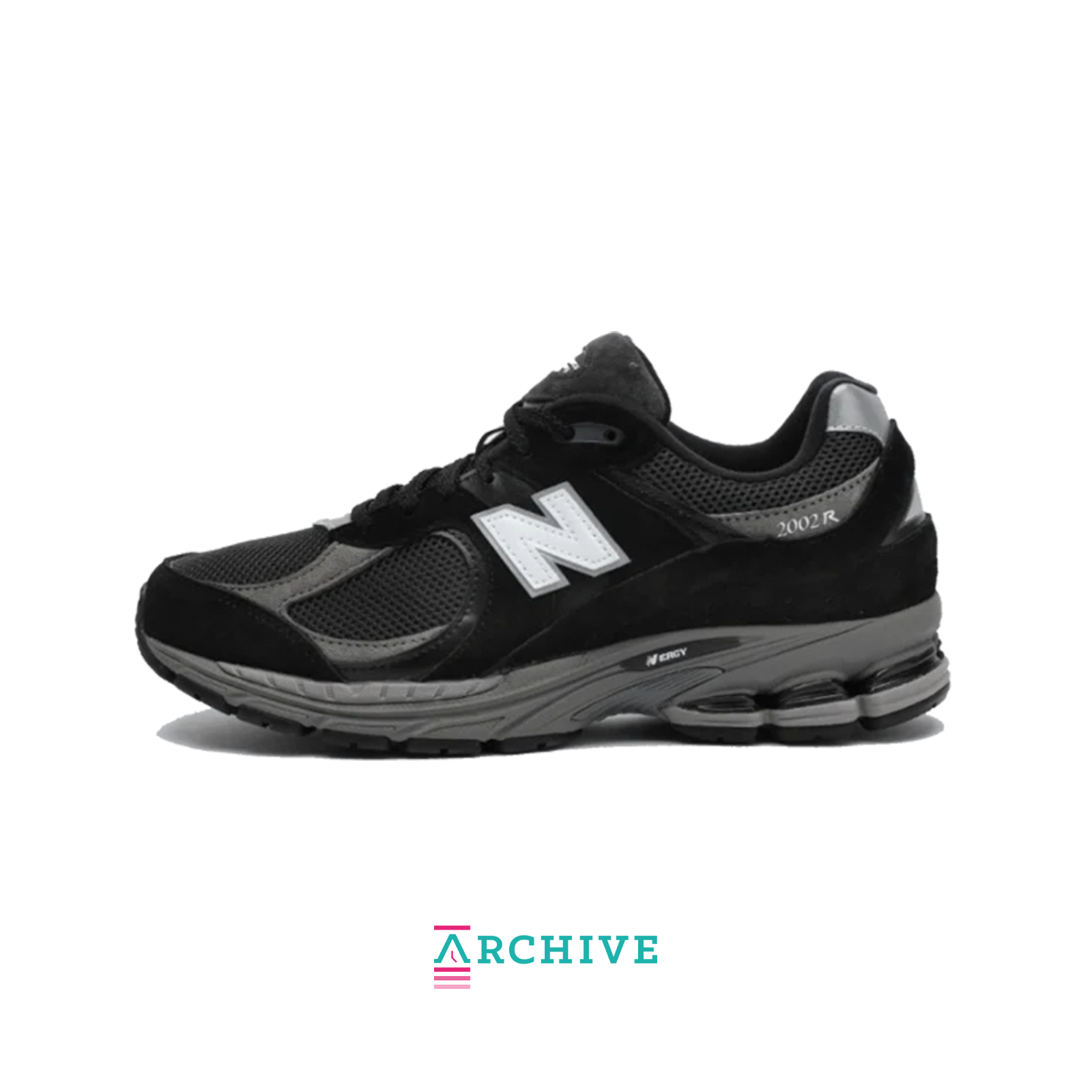 New Balance 2002R 'Black Dark Grey White' - Size 45.5 (ARCHIVE)-10222363771210-The Attic