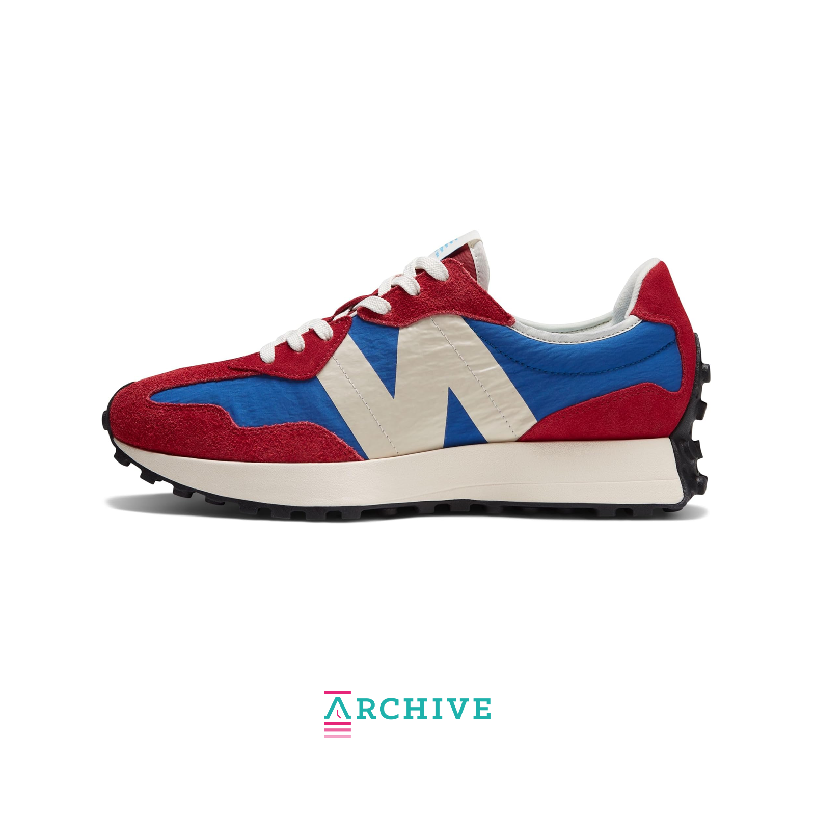 New Balance 327 Team 'Red Blue Sea Salt' - Size 41.5 (ARCHIVE)-10138368606538-The Attic