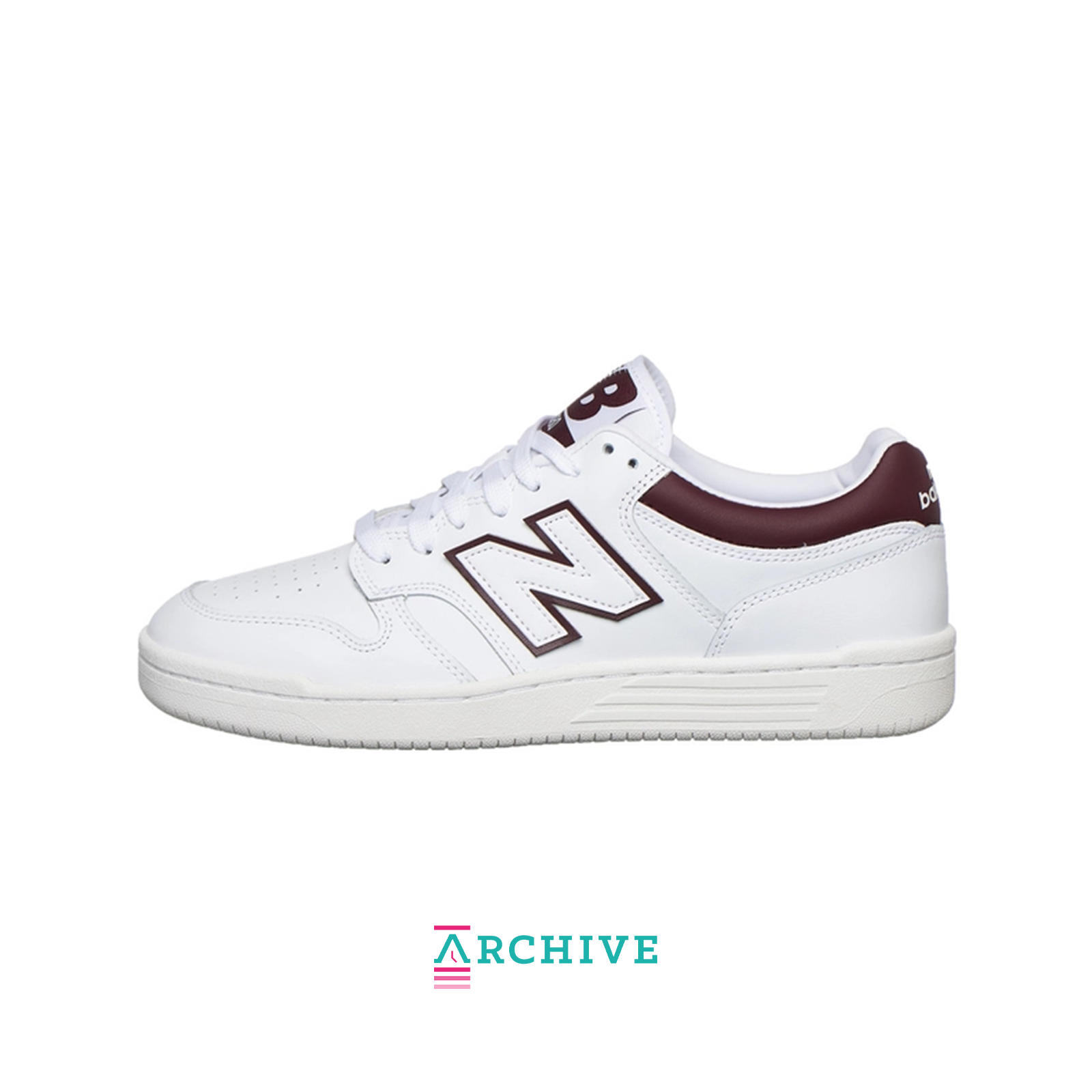 New Balance 480 'Bordeaux' - Size 42 (ARCHIVE)-9376685556042-The Attic