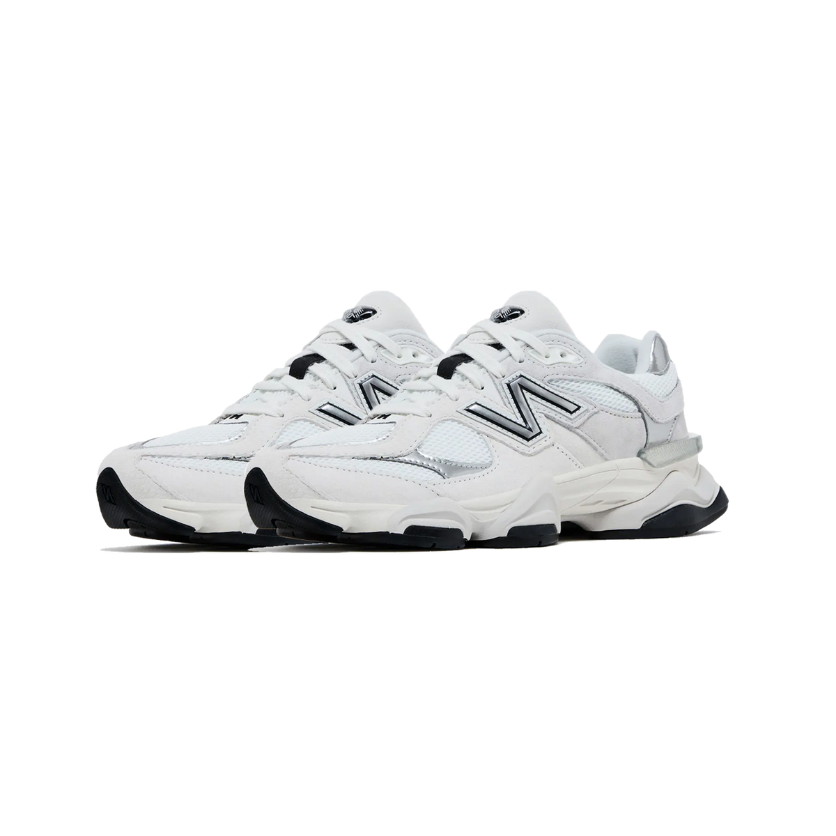 New Balance 9060 'White Black Metallic Silver' photo 2