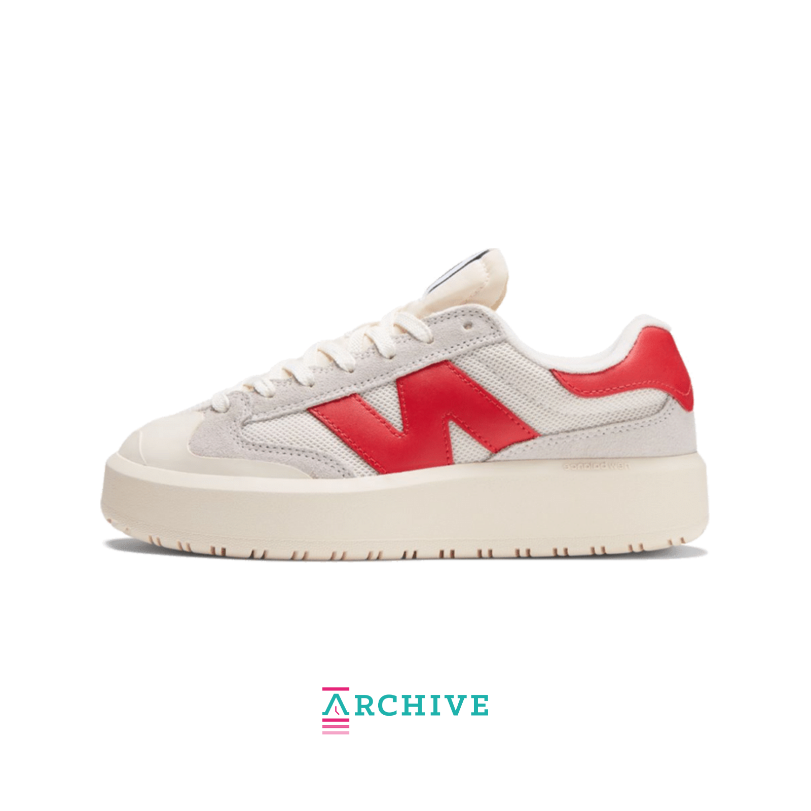 New Balance CT302 Sea Salt True Red - size 40.5 (ARCHIVE)-8607515738442-The Attic